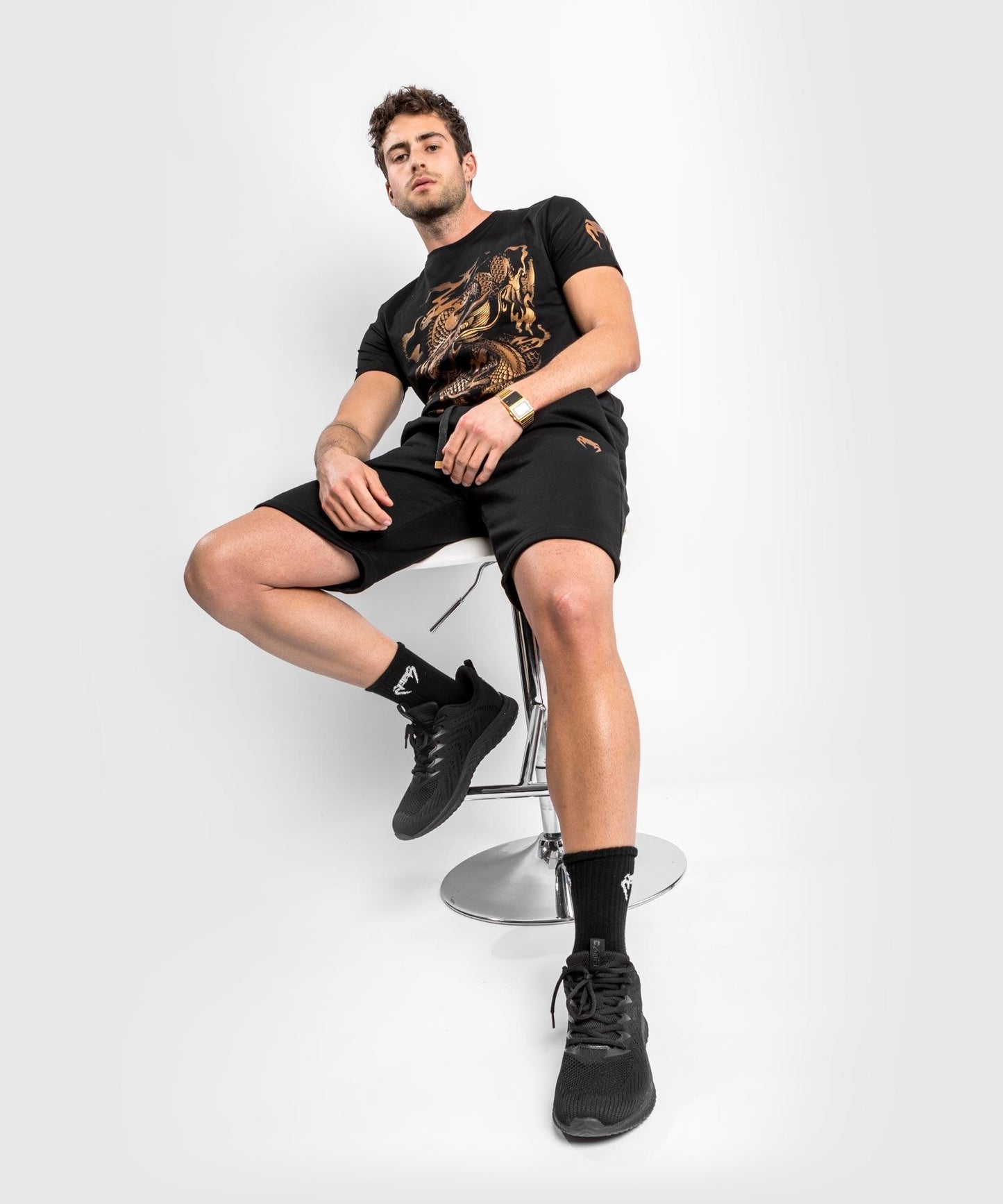 Venum Dragon's Flight T-Shirt - Black/Bronze