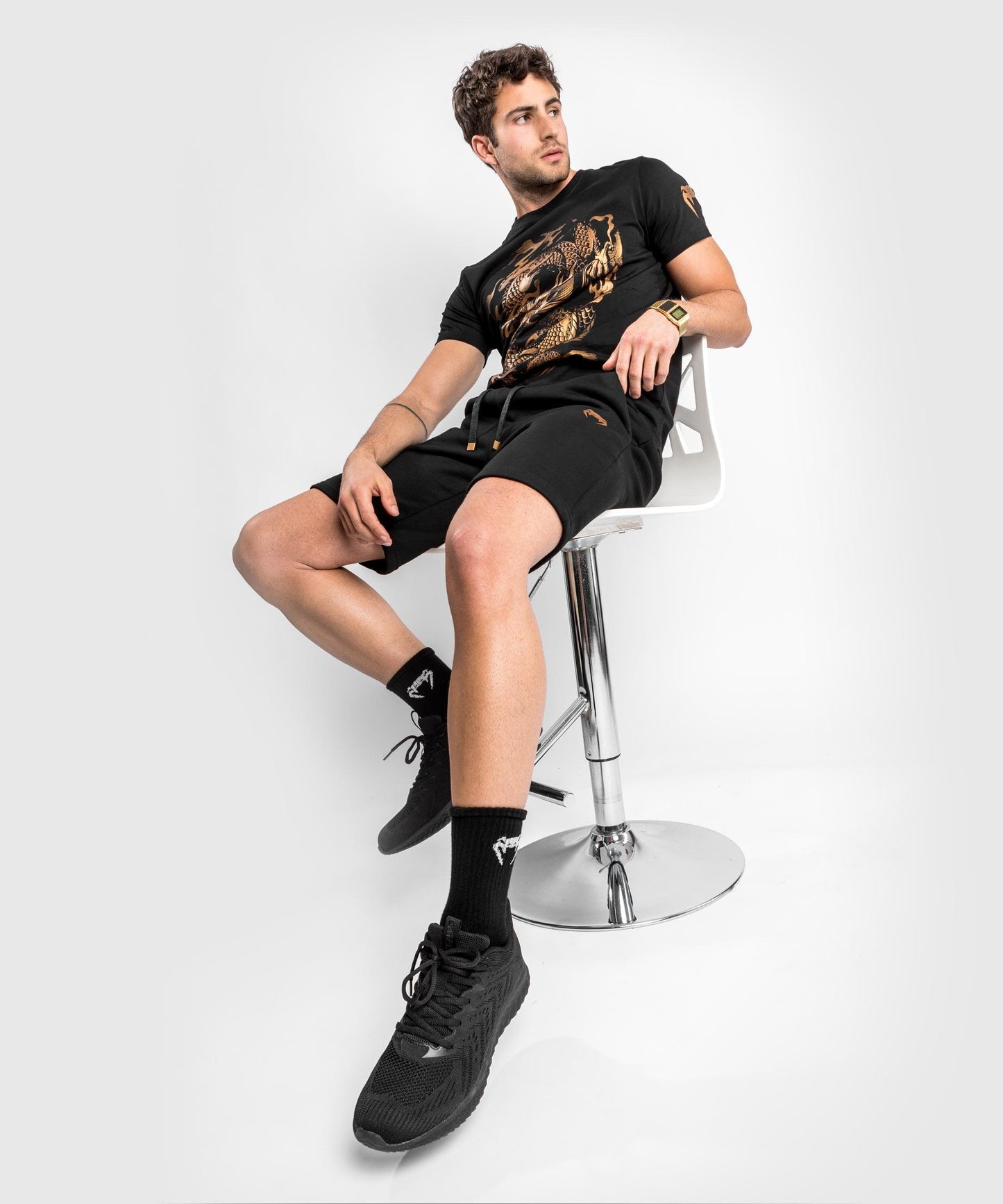 Venum Dragon's Flight T-Shirt - Black/Bronze