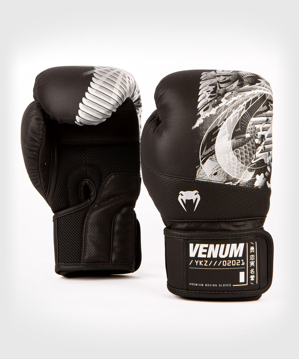 Venum YKZ21 Boxing Gloves – Black/Silver - Venum