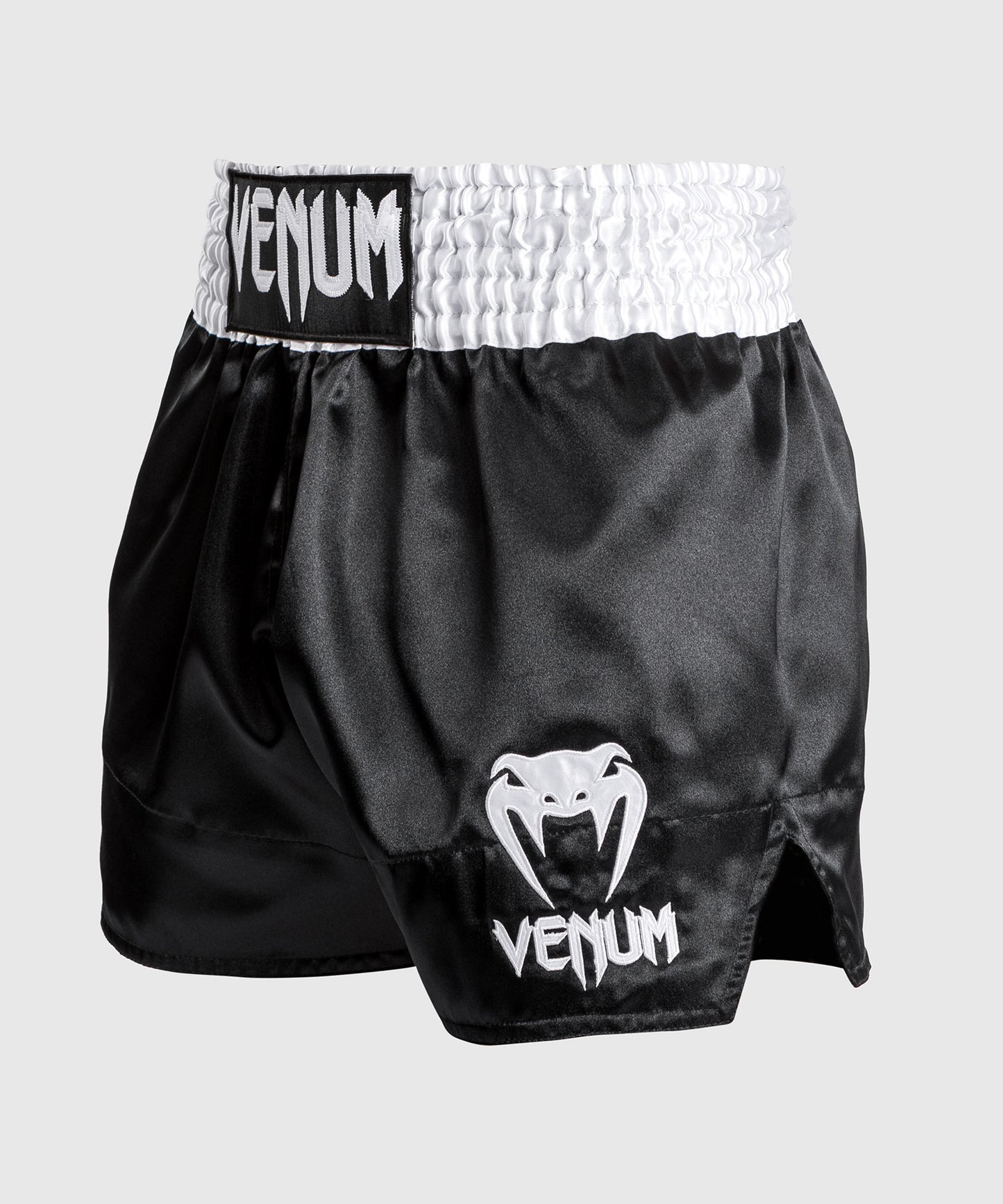 Venum Classic - Muay Thai Short Black/White/White