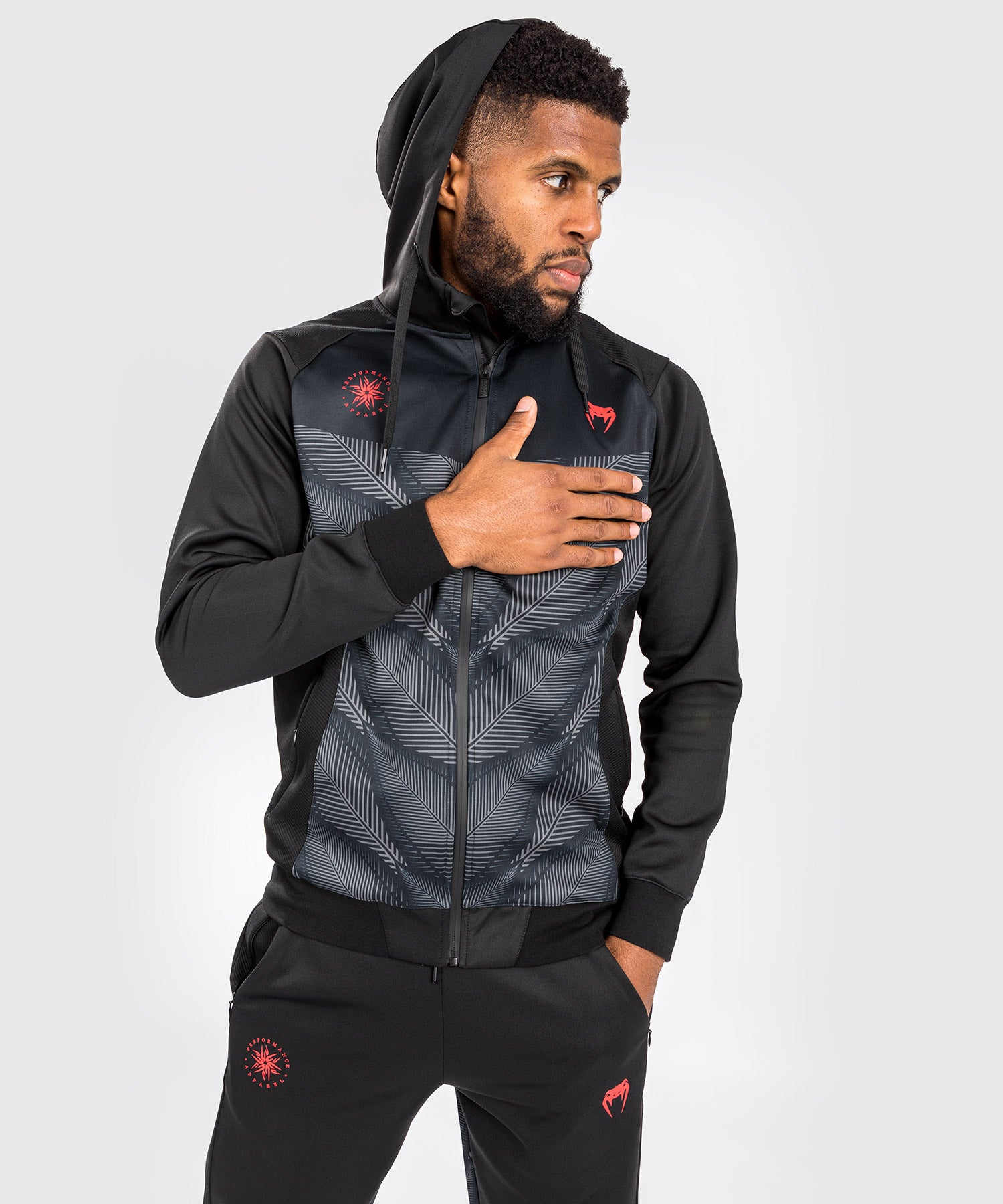 Venum Phantom Hoody - Black/Red - Venum