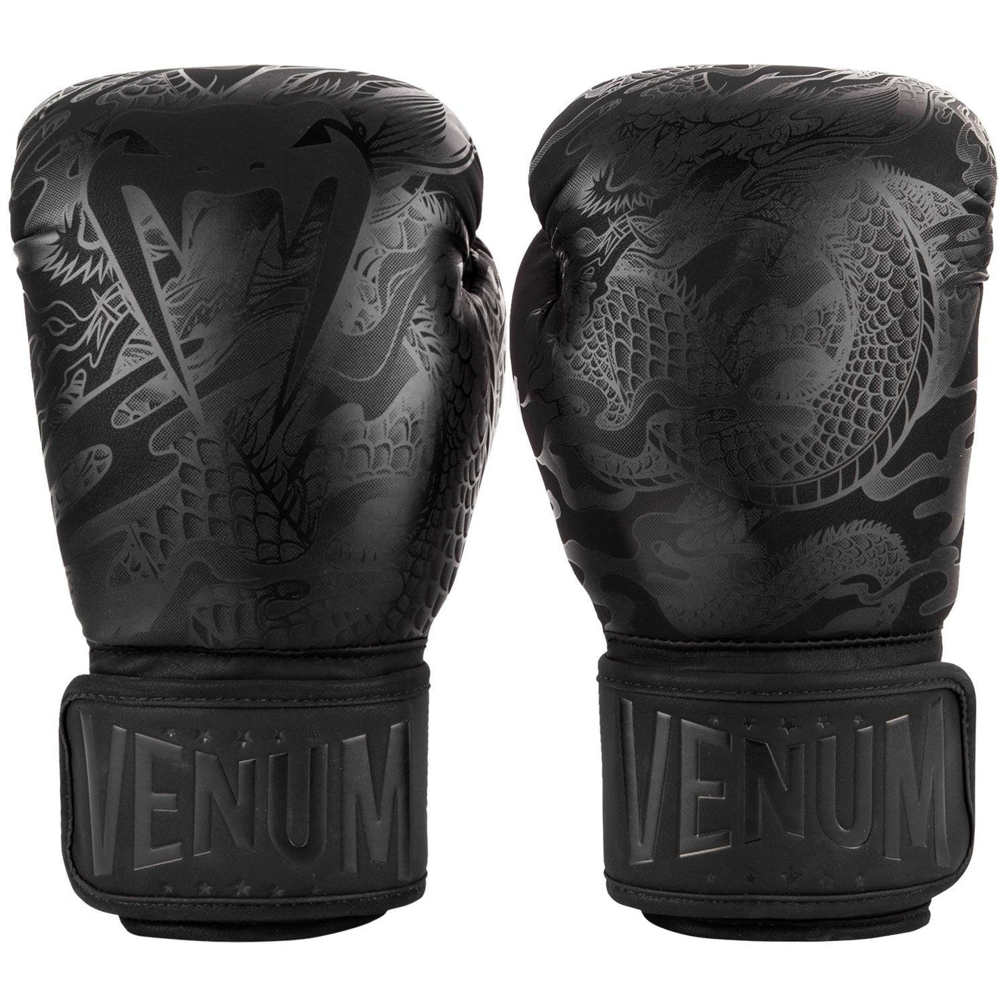 Venum Dragon's Flight Boxing Gloves - Black/Black Picture 1