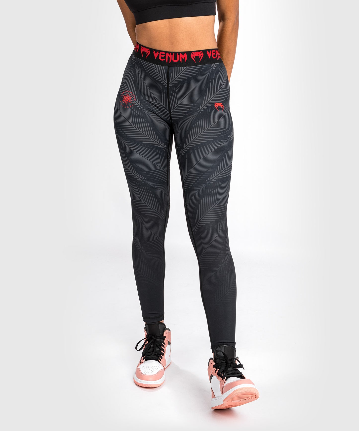 Venum Phantom Leggings - Black/Red - Venum