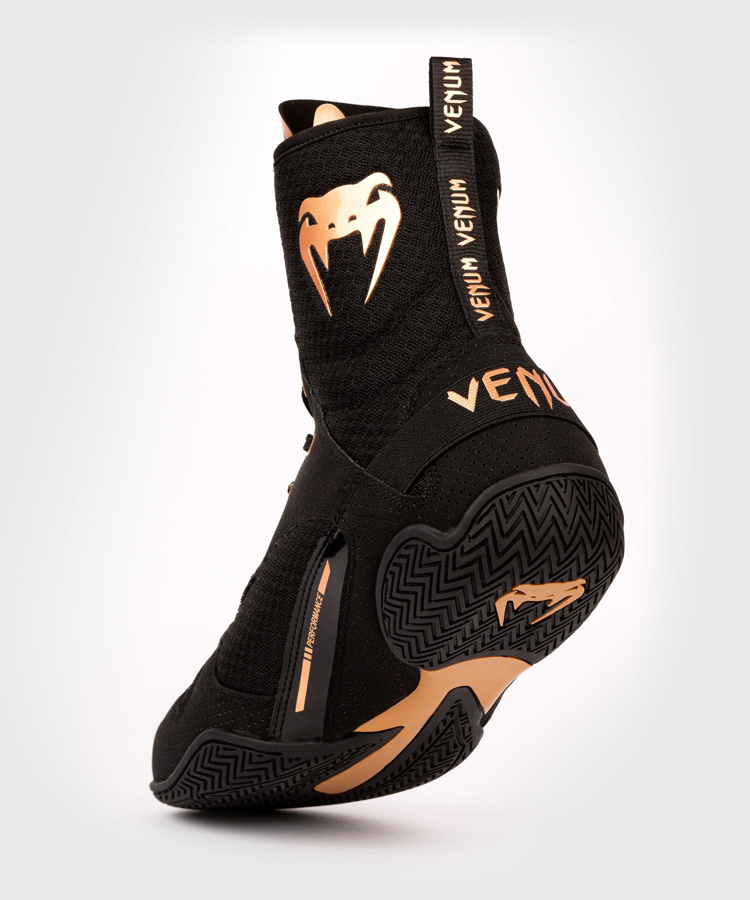 Venum Elite Boxing Shoes Black Bronze