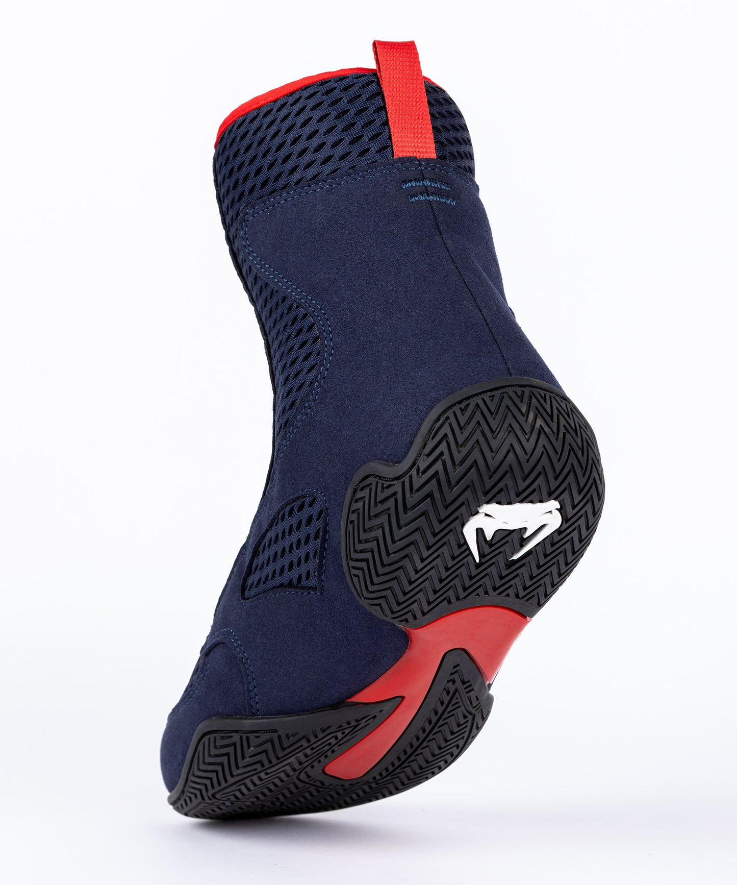 Venum Contender Boxing Shoes - Navy Blue/Red