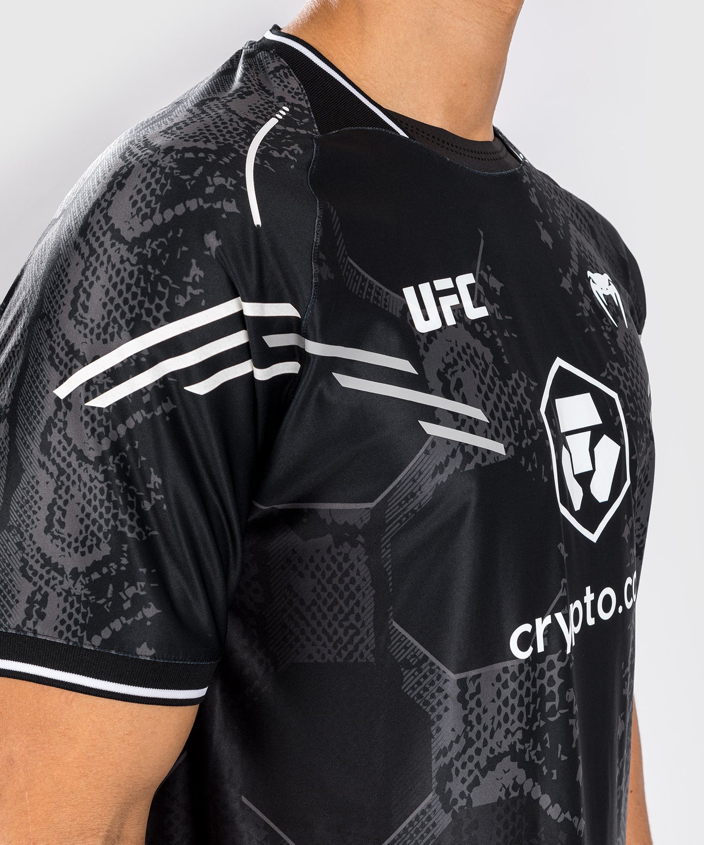 UFC Adrenaline by Venum Personalized Authentic Fight Night Men's Walkout Jersey - Black