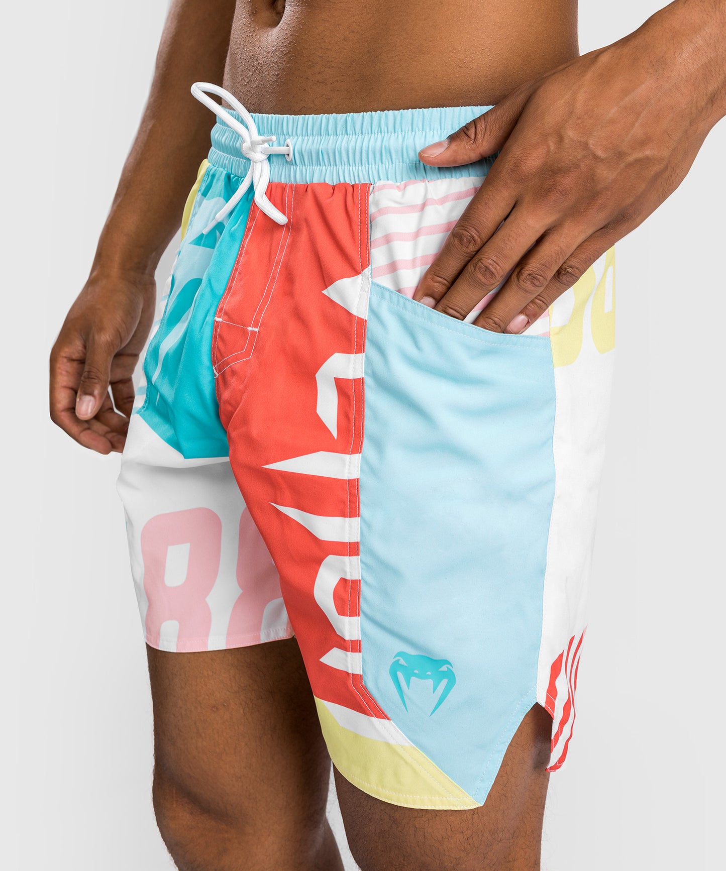 Venum Summer 88 Boardshorts - Clearwater Blue/Flame Red