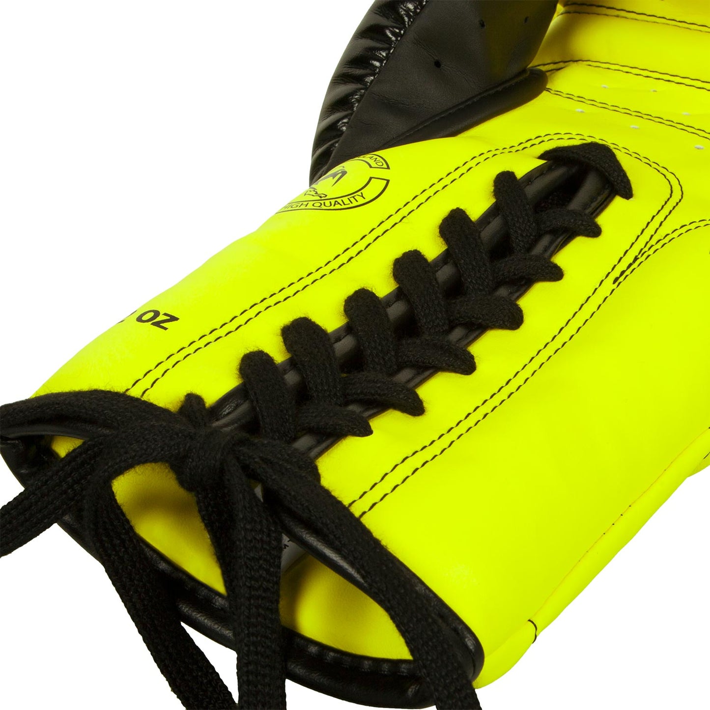 Venum Elite Boxing Gloves - with Laces - Neo Yellow