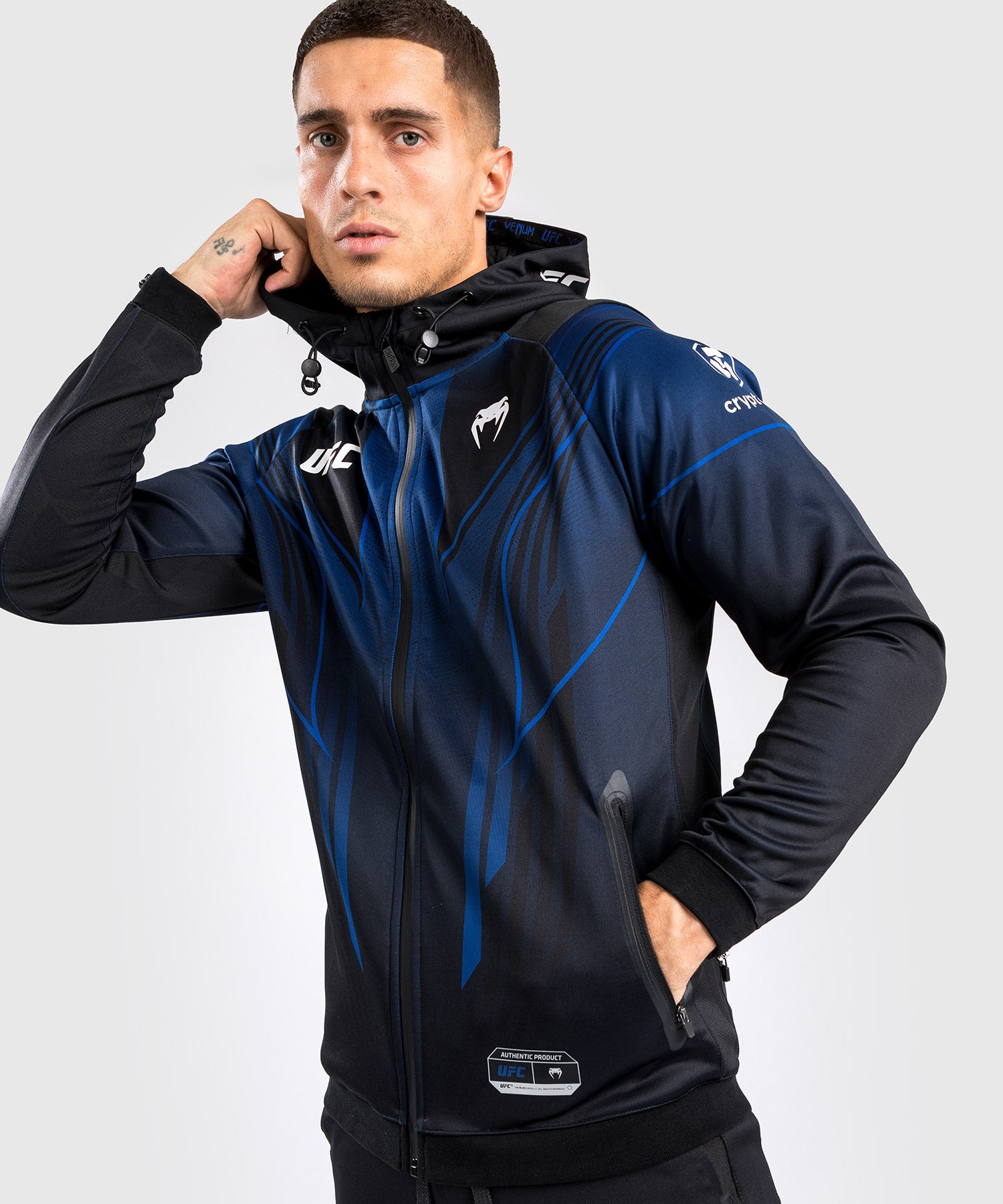 Veste reebok ufc 2025 homme bleu
