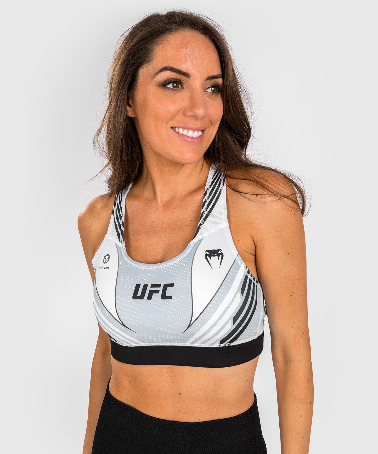 UFC Venum Authentic Fight Night 1.0 Women's Sport Bra - White