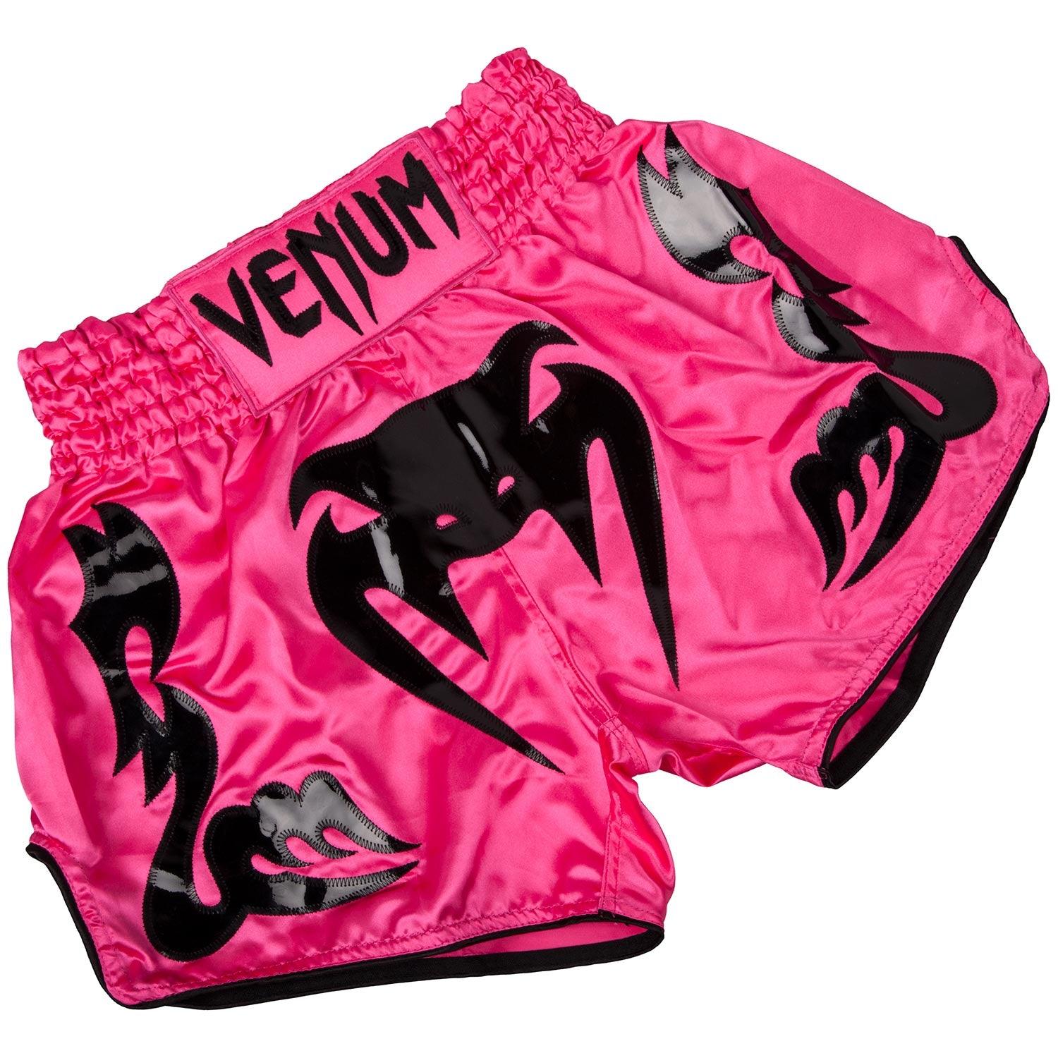 Venum Bangkok Inferno Muay Thai Shorts - Pink/Black Picture 1