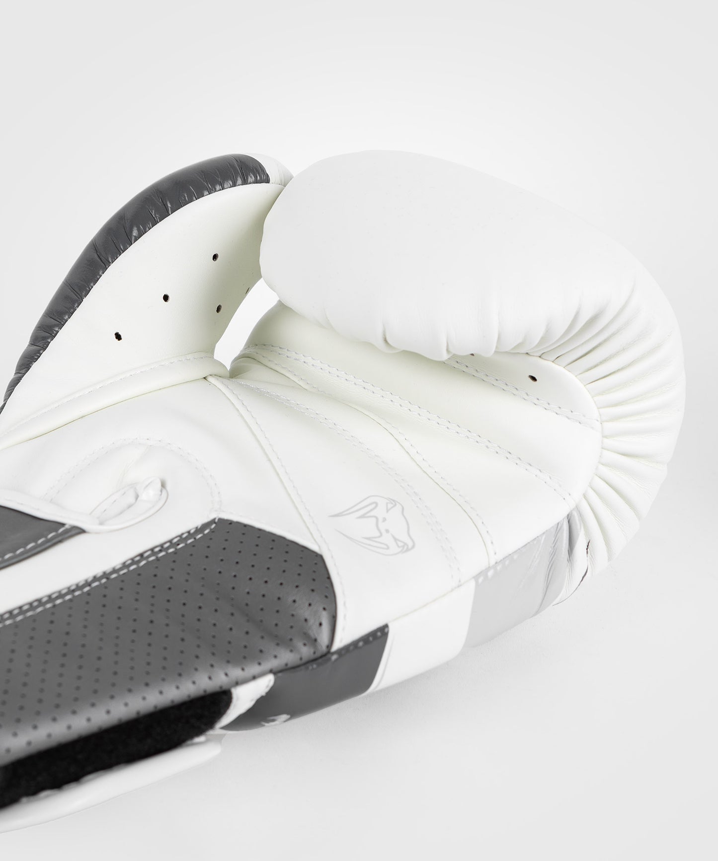 Venum Elite Evo Boxing Gloves - Grey/White
