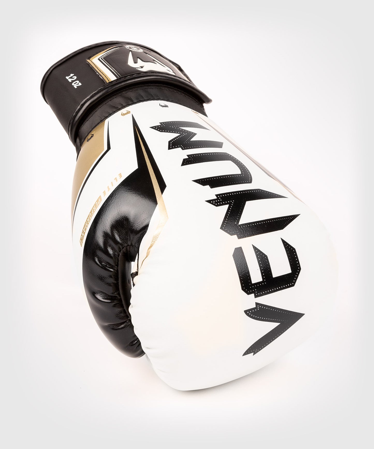 Venum Elite Evo Shin Guards - White/Gold