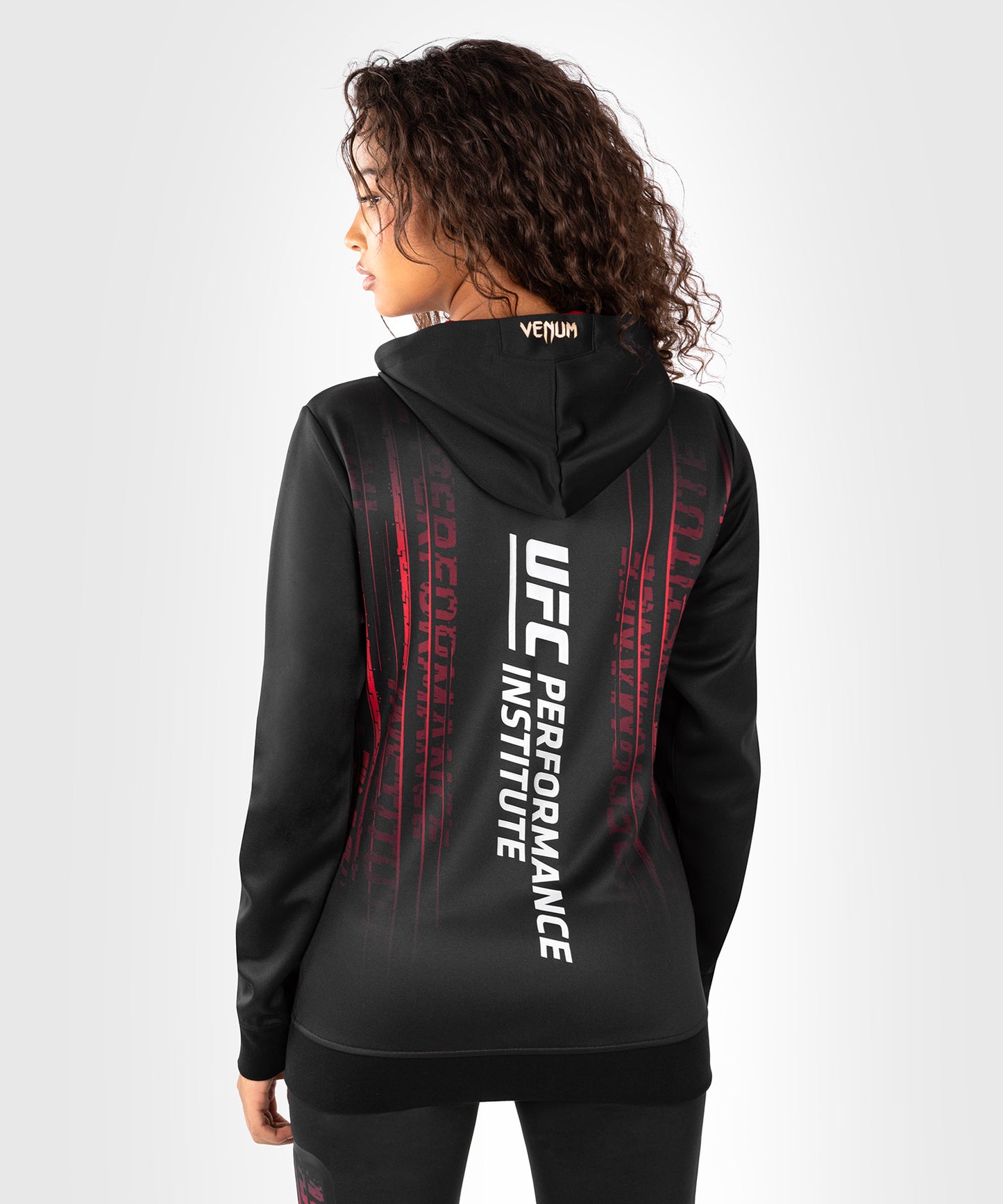 UFC Venum Performance Institute 2.0 Women’s Zip Hoodie - Black/Red