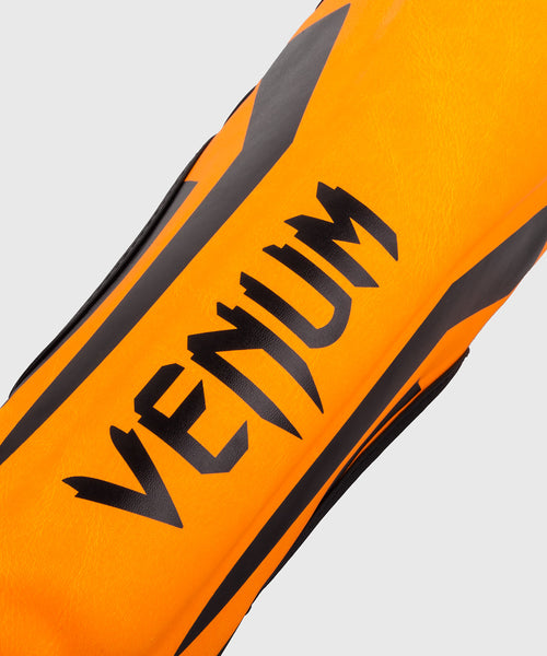 Espinillera para niños Venum Elite - Exclusividad - Naranja Fluo