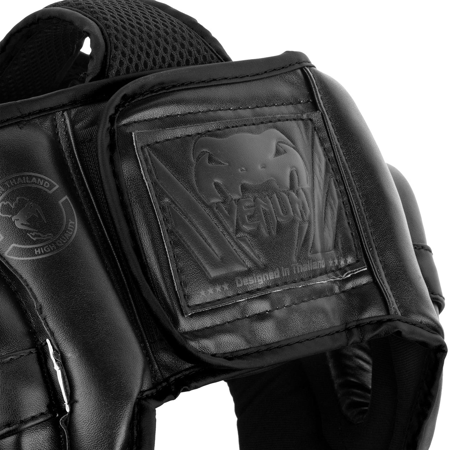 Venum Challenger Open Face Headgear - Black/Black
