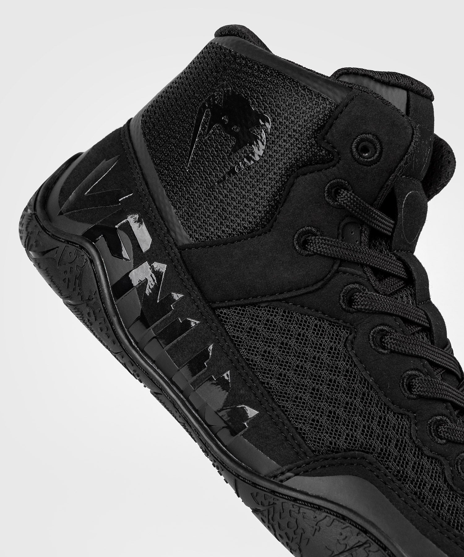 All black wrestling shoes outlet