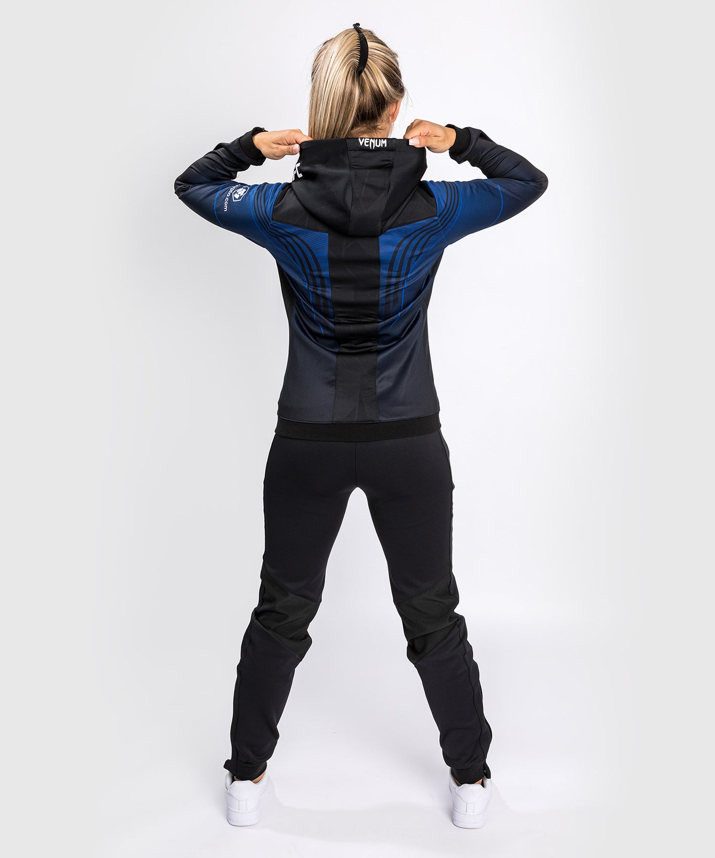 Ufc Authentic Fight Night 2.0 Kit By Venum Women's Walkout Hoodie - Midnight Edition