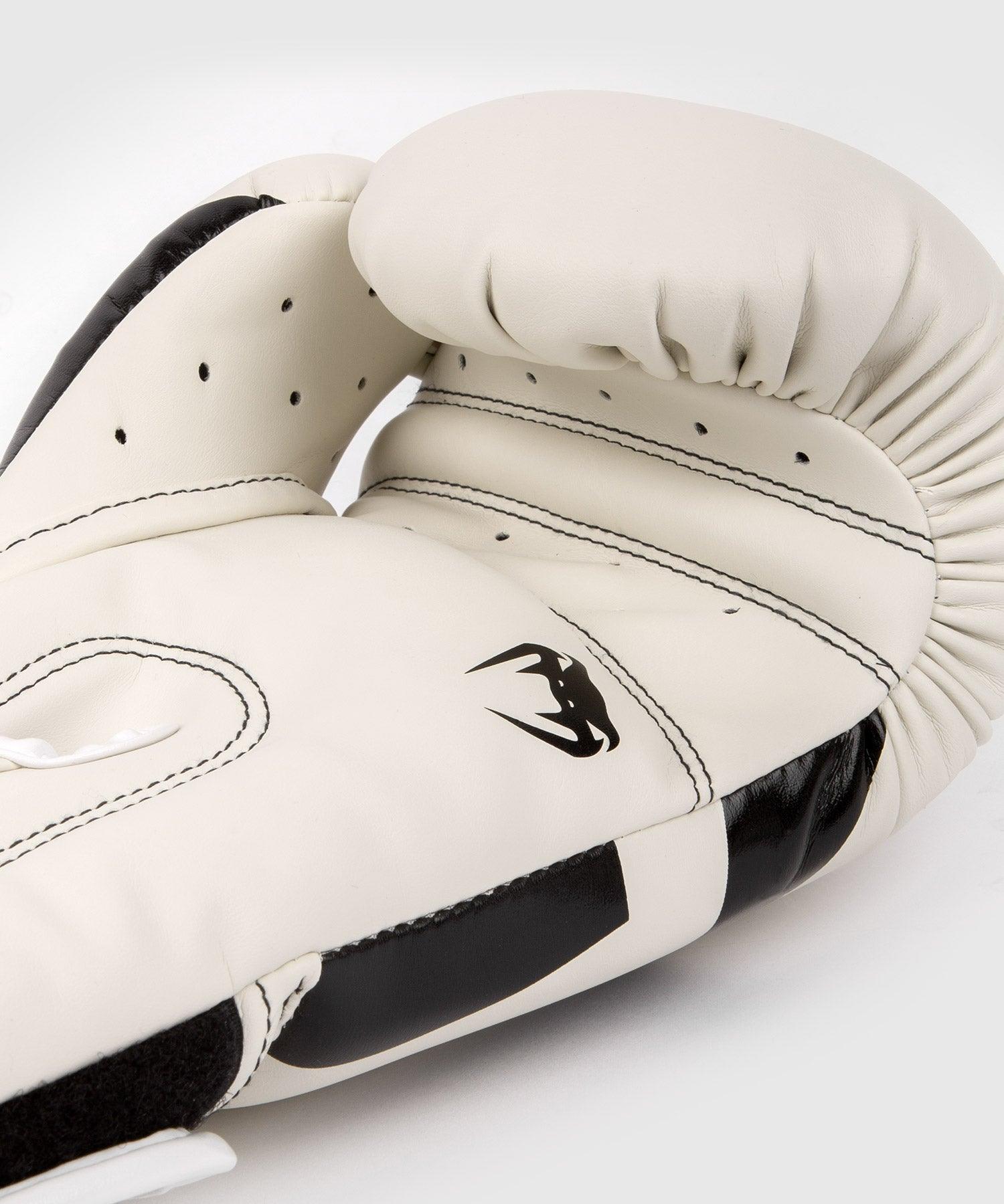Venum Elite Boxing Gloves - White/Black Picture 4