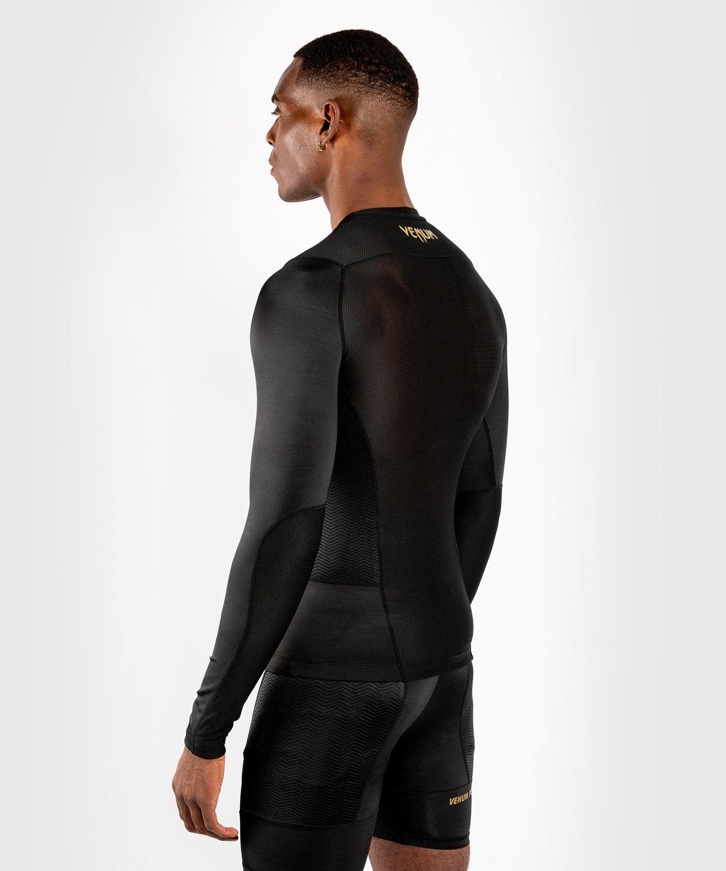 Venum G-Fit Rashguard - Long Sleeves - Black/Gold Picture 4