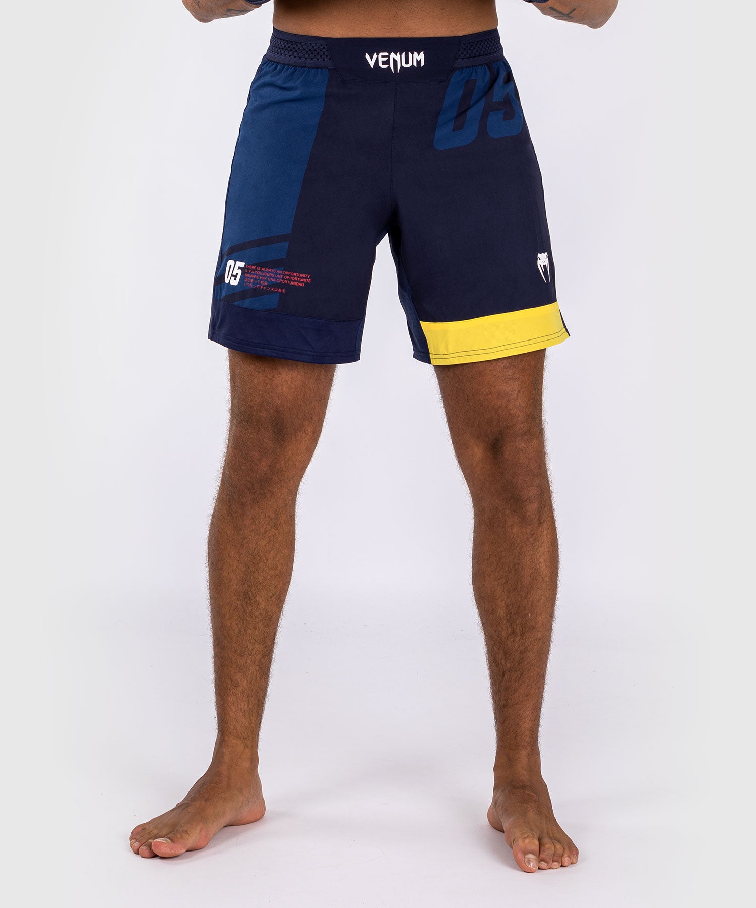 Venum Sport 05 Fight Shorts - Blue/Yellow - Venum