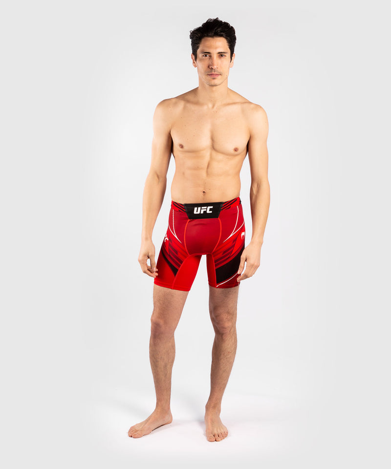 UFC Venum Authentic Fight Night Men's Vale Tudo Shorts - Short Fit - Red
