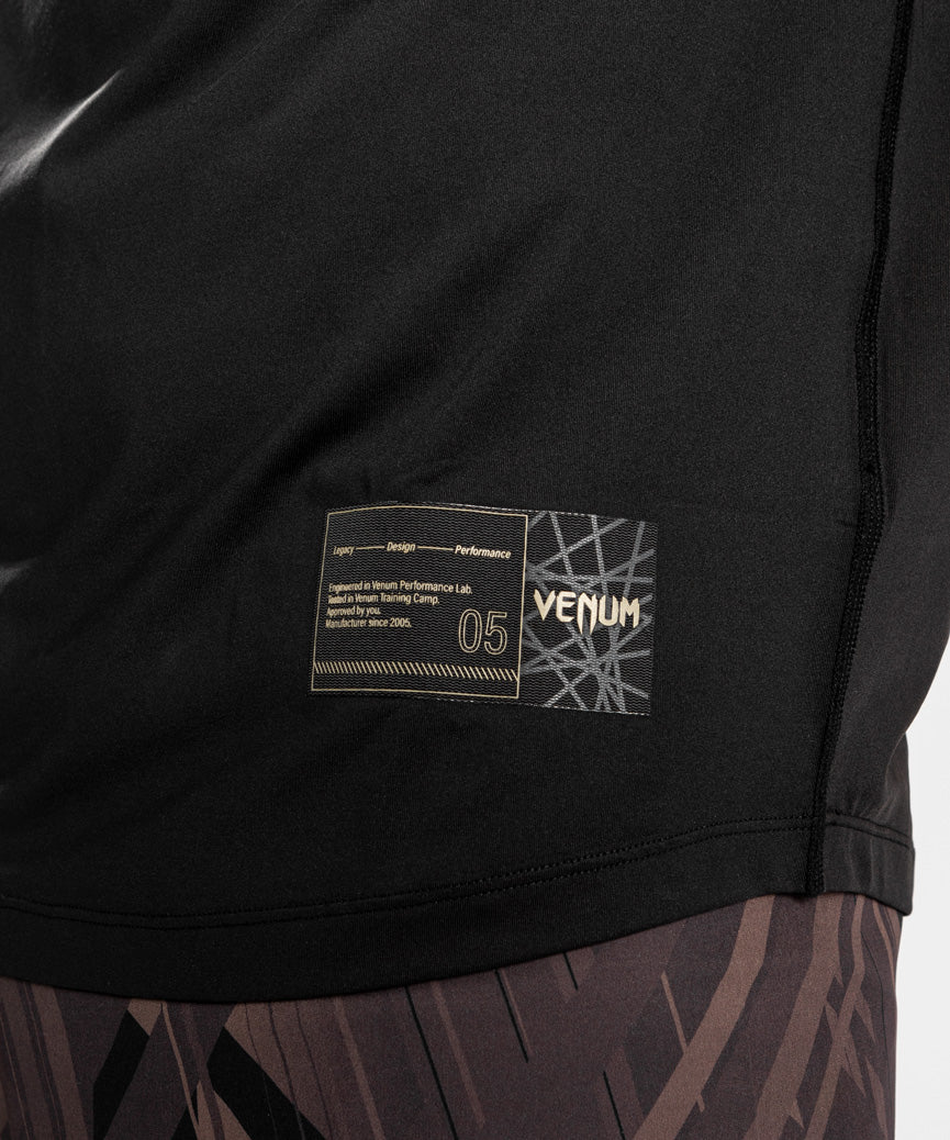 Tecmo 2.0 Dry Tech T-Shirt - Black/Brown