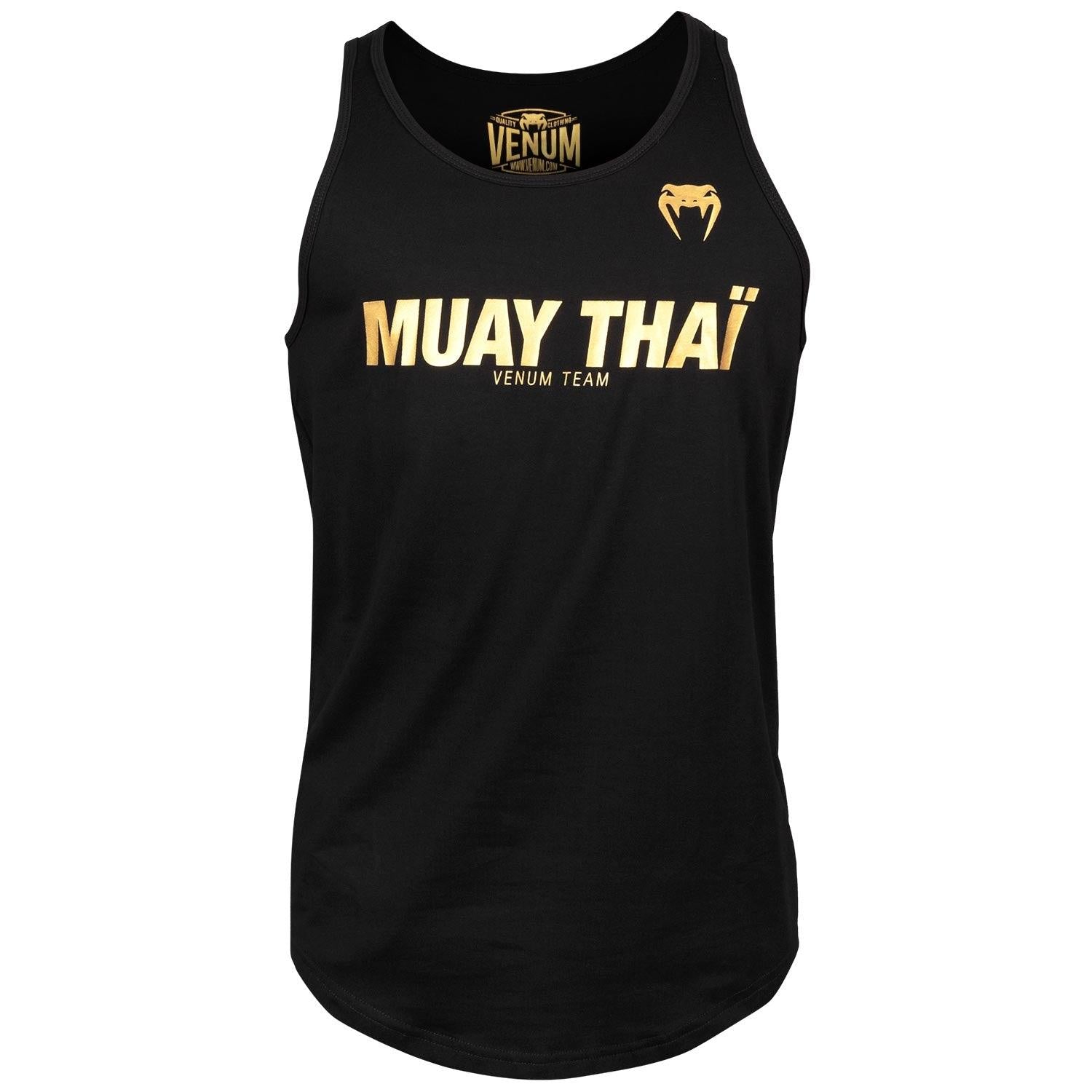Venum Muay Thai VT Tank Top - Black/Gold Picture 1