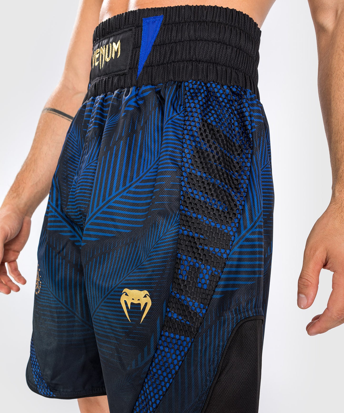 Venum Phantom Loma Boxing Short - Black/Blue