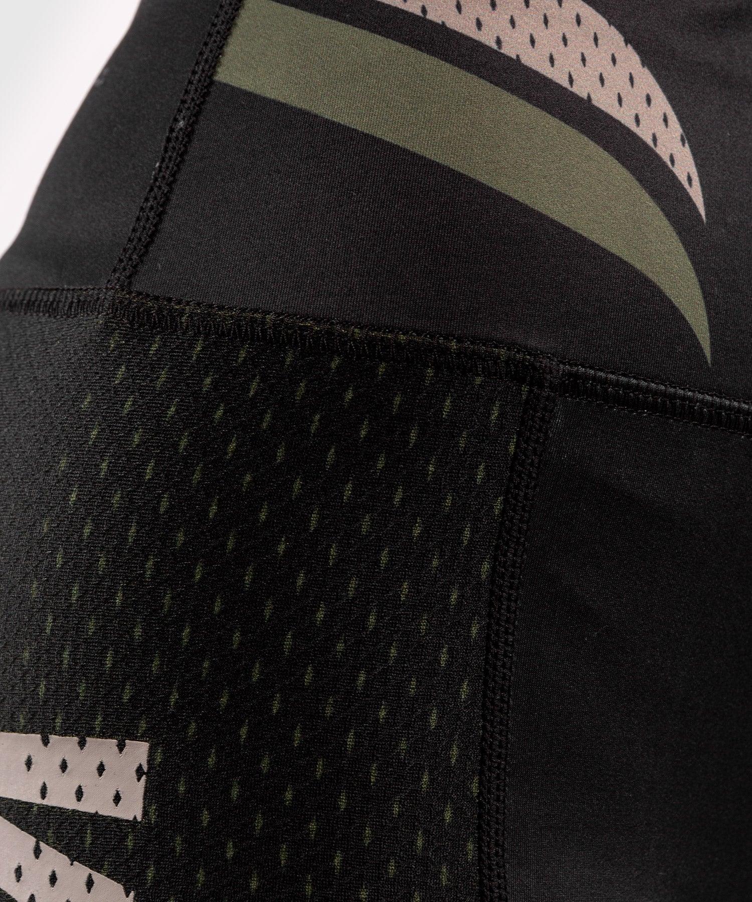Venum ONE FC Impact Leggings - for women - Black/Khaki Picture 7