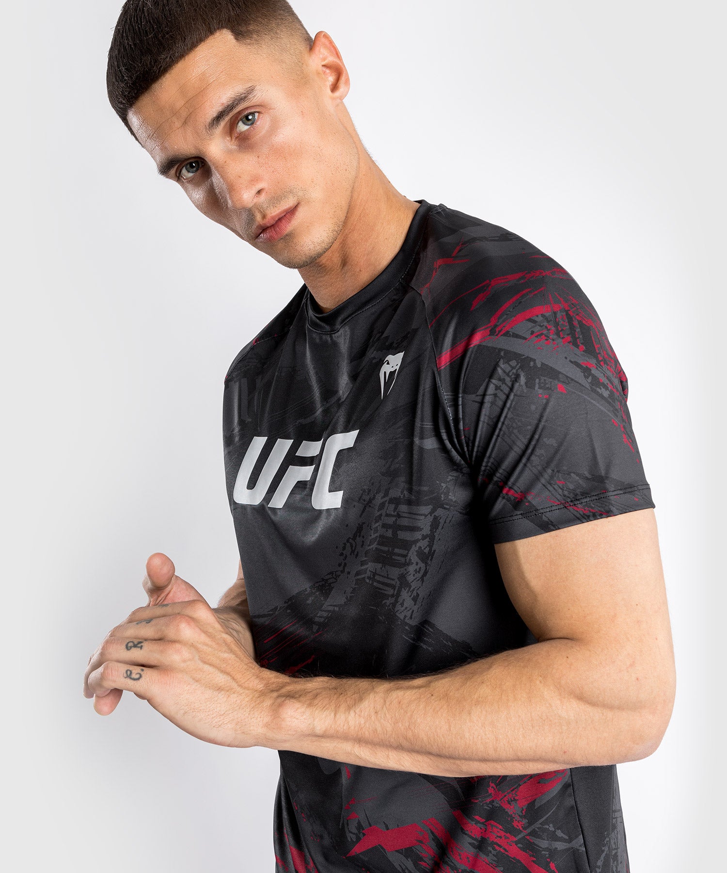 UFC Venum Authentic Fight Week 2.0 Men's Dry Tech T-shirt - Black