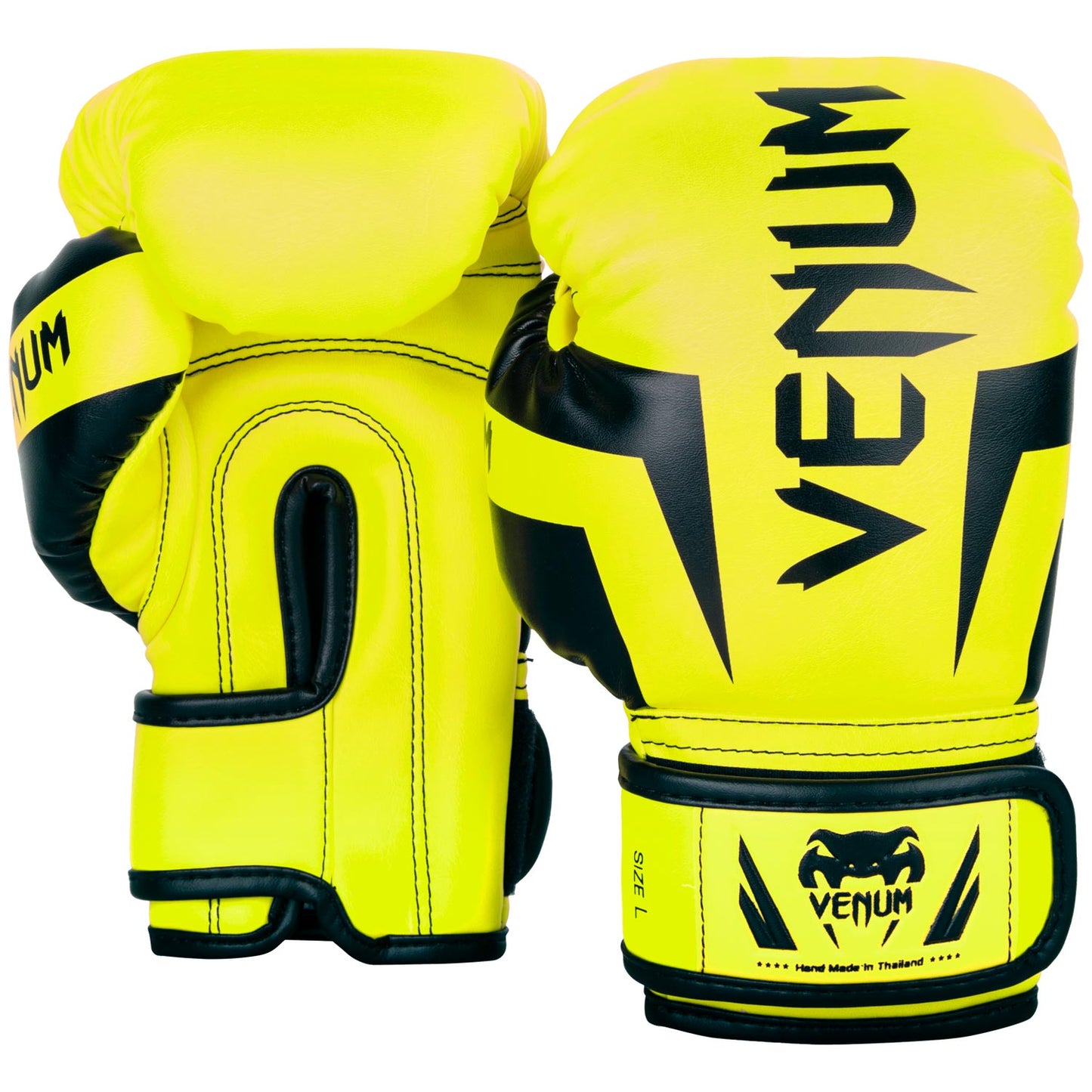 Venum Kids Elite Boxing Gloves, Neo Yellow