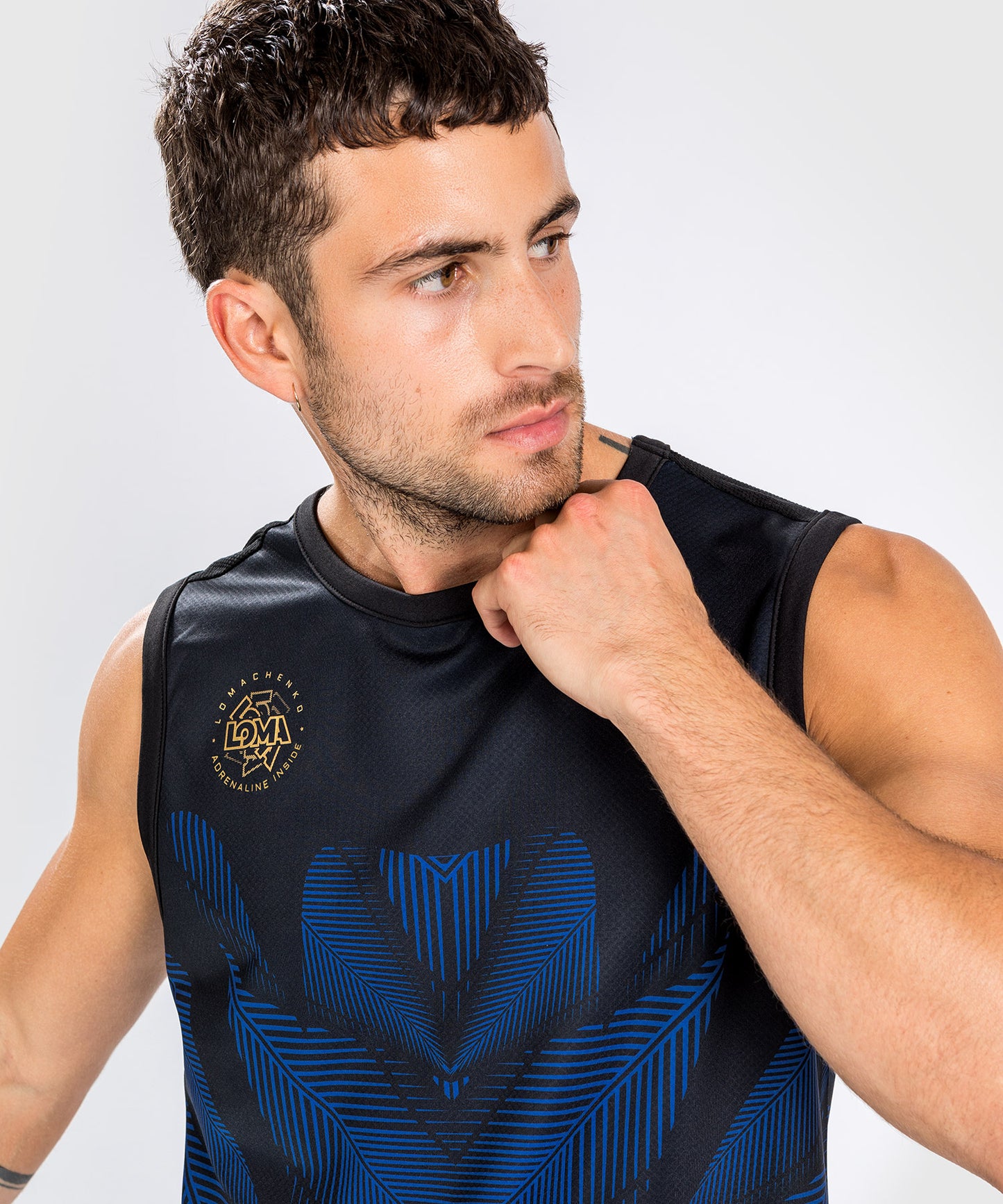 Venum Phantom Loma Dry Tech Tank Top - Black/Blue