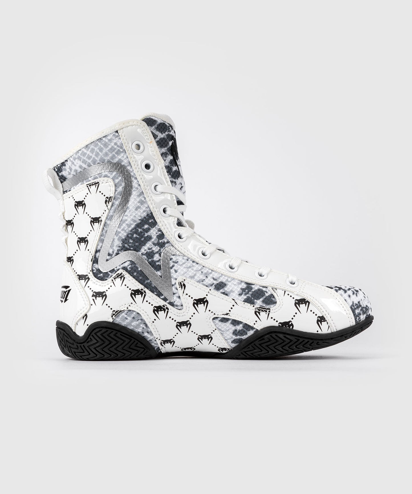 Venum White Snake Boxing Shoes for Women - White