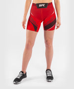 Pantalón De Vale Tudo Para Mujer UFC Venum Authentic Fight Night – Modelo Largo - Rojo