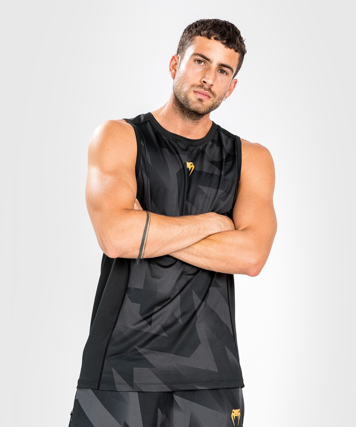 Black and gold tank top hot sale