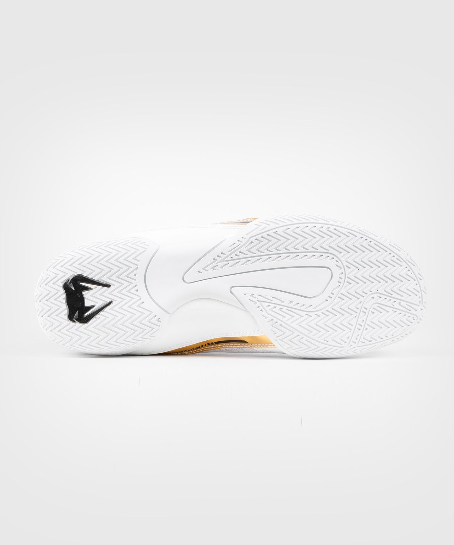 Venum Elite Boxing Shoes - White/Black/Gold