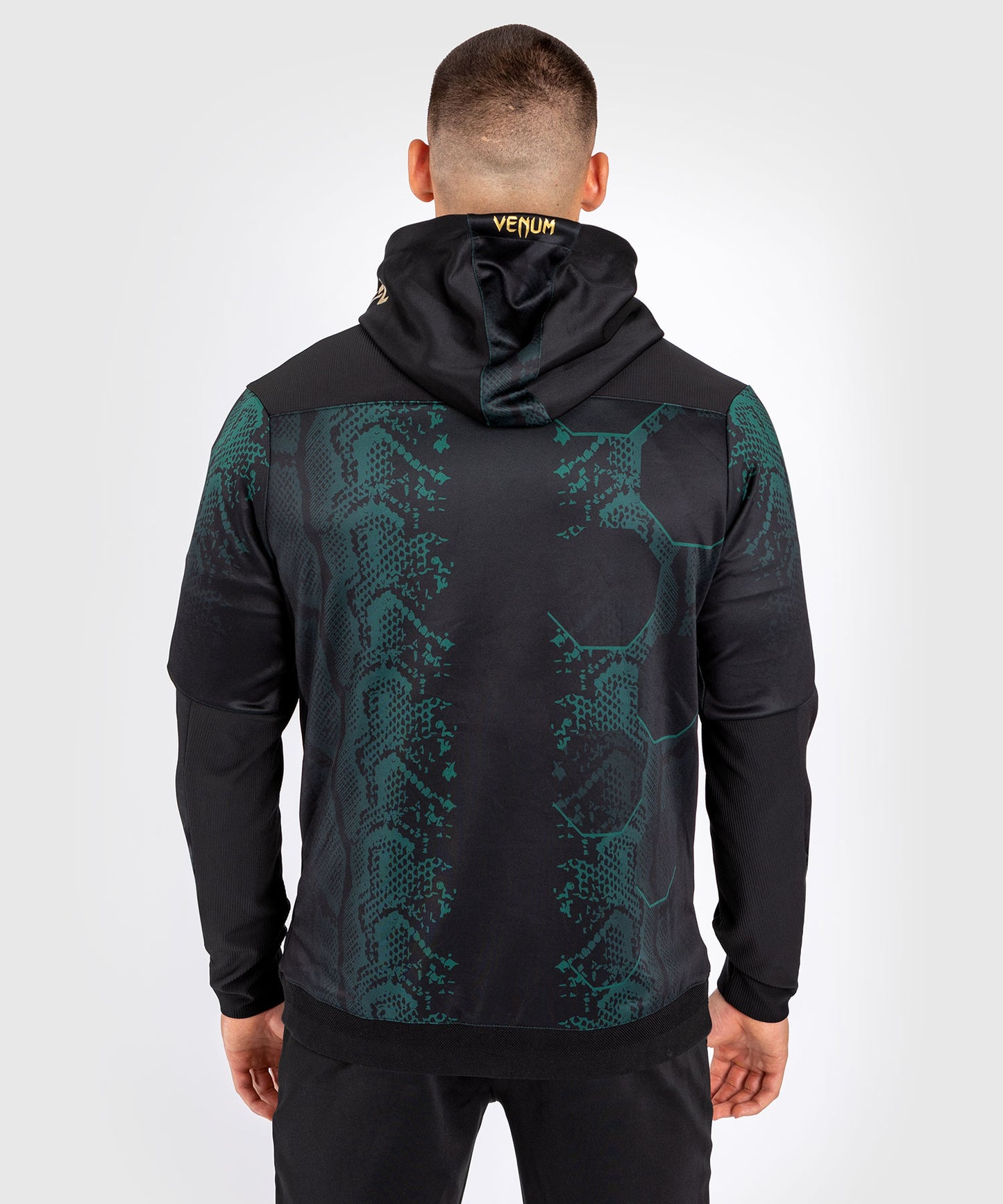 Venum UFC Adrenaline Fight Week Men Zip Hoodie Verde-Bronce