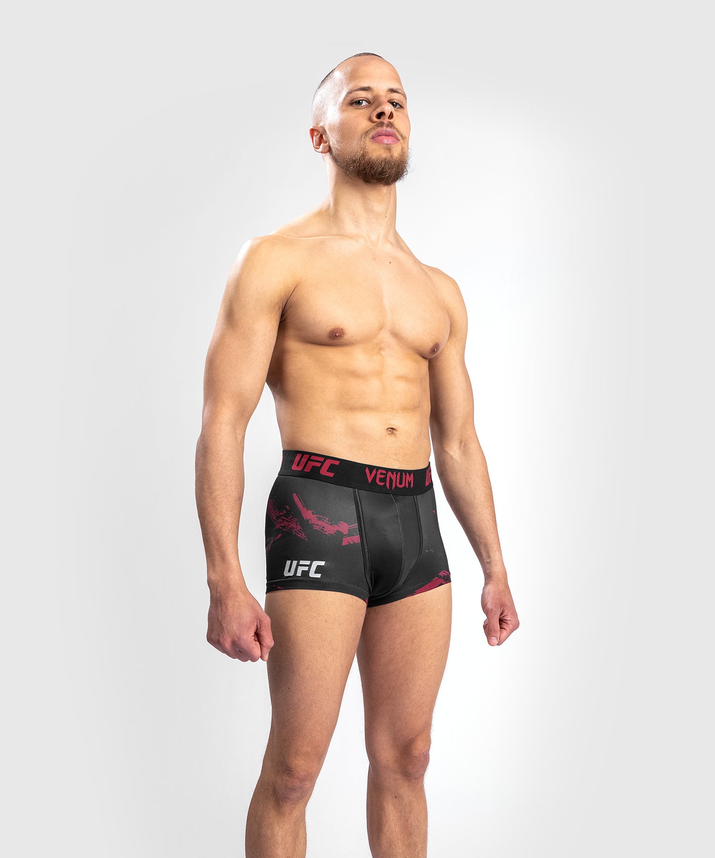 UFC Venum Authentic Fight Week 2.0 Men’s Boxer Briefs - Black/Red