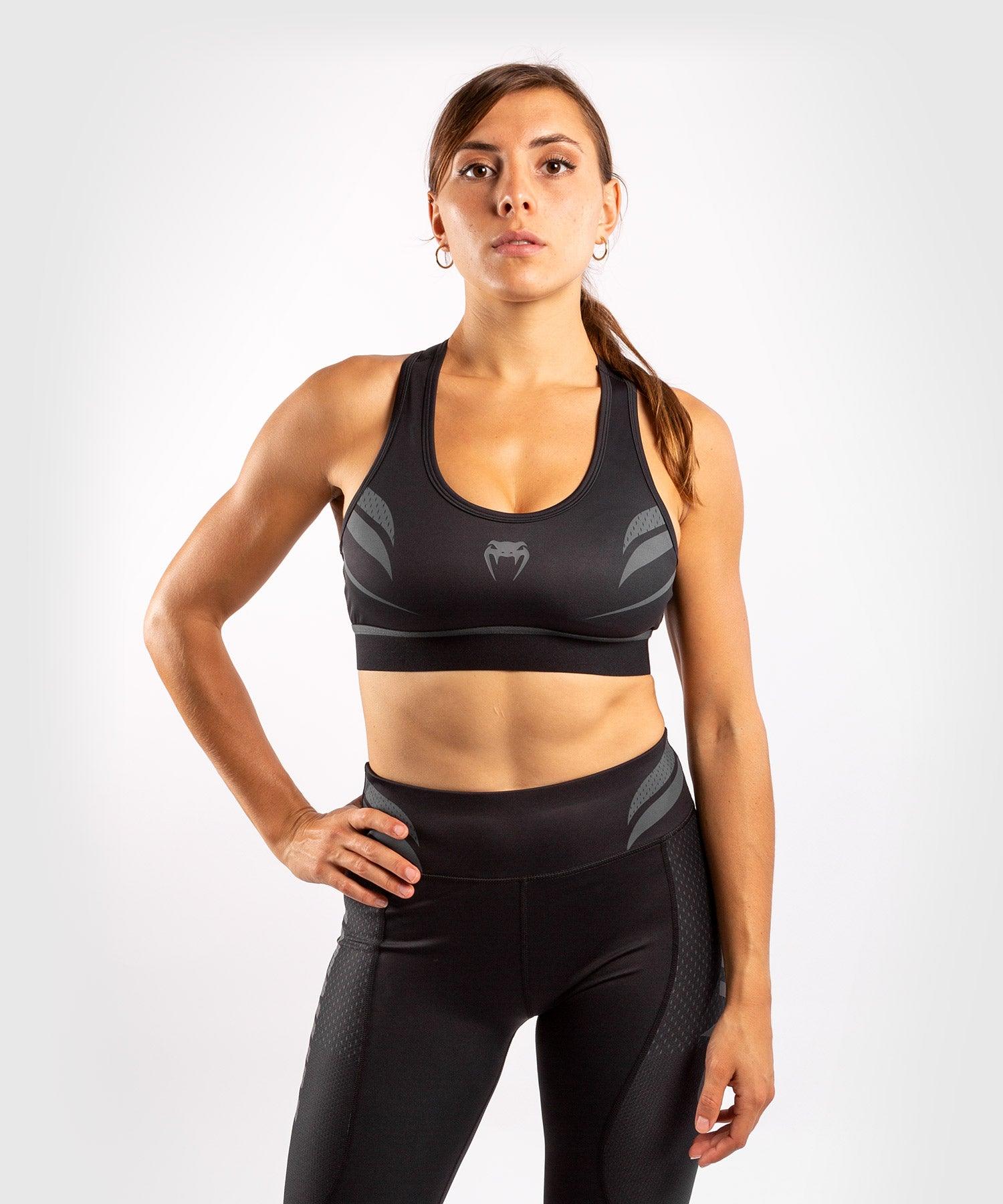 Venum ONE FC Impact Sport Bra - Black/Black Picture 1