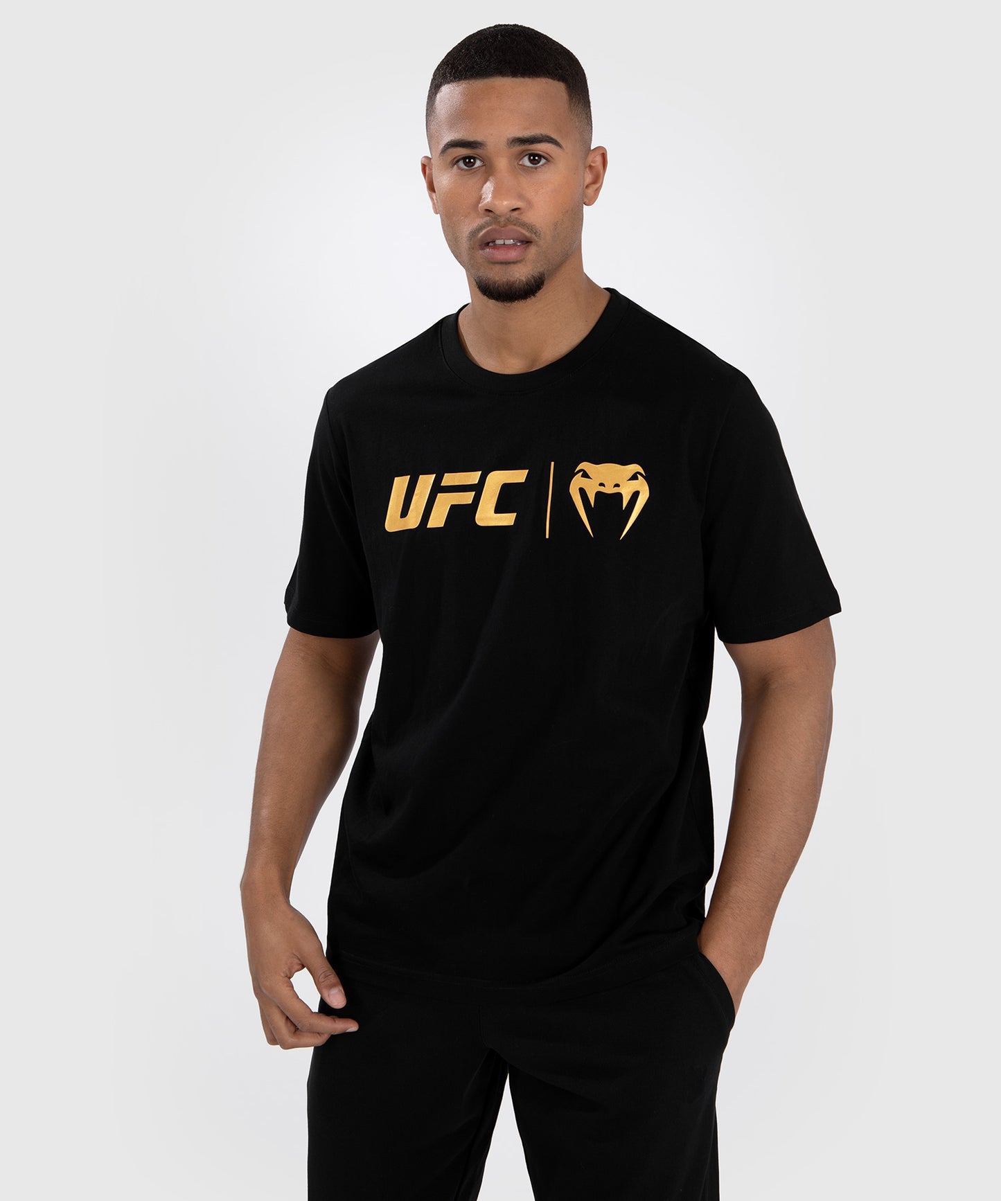 UFC Venum Classic  T-Shirt - Black/Gold