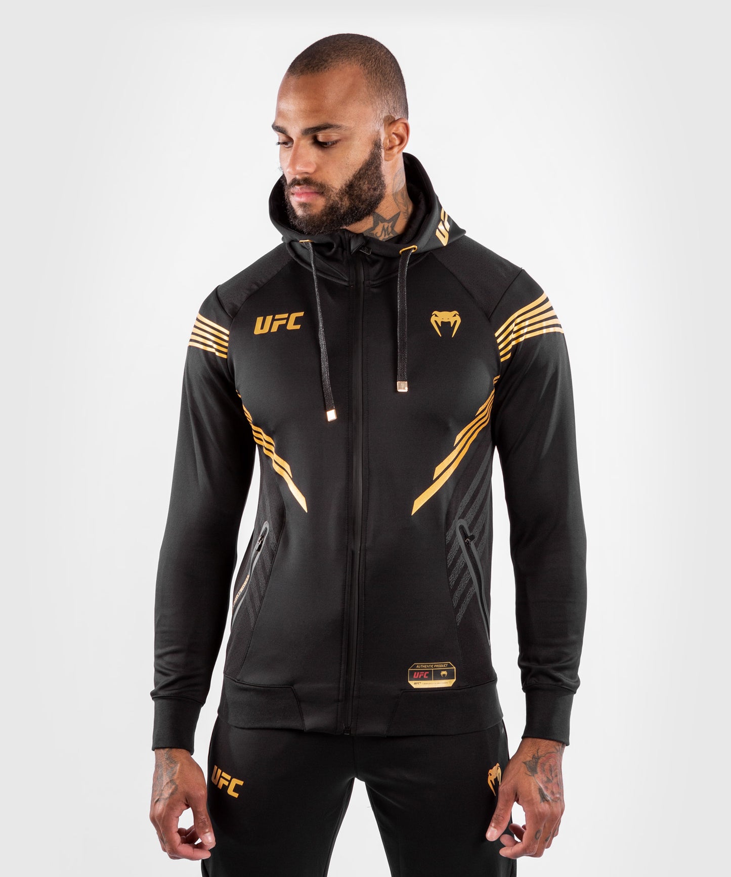 UFC Venum Authentic Fight Night Men's Walkout Hoodie - Champion - Venum