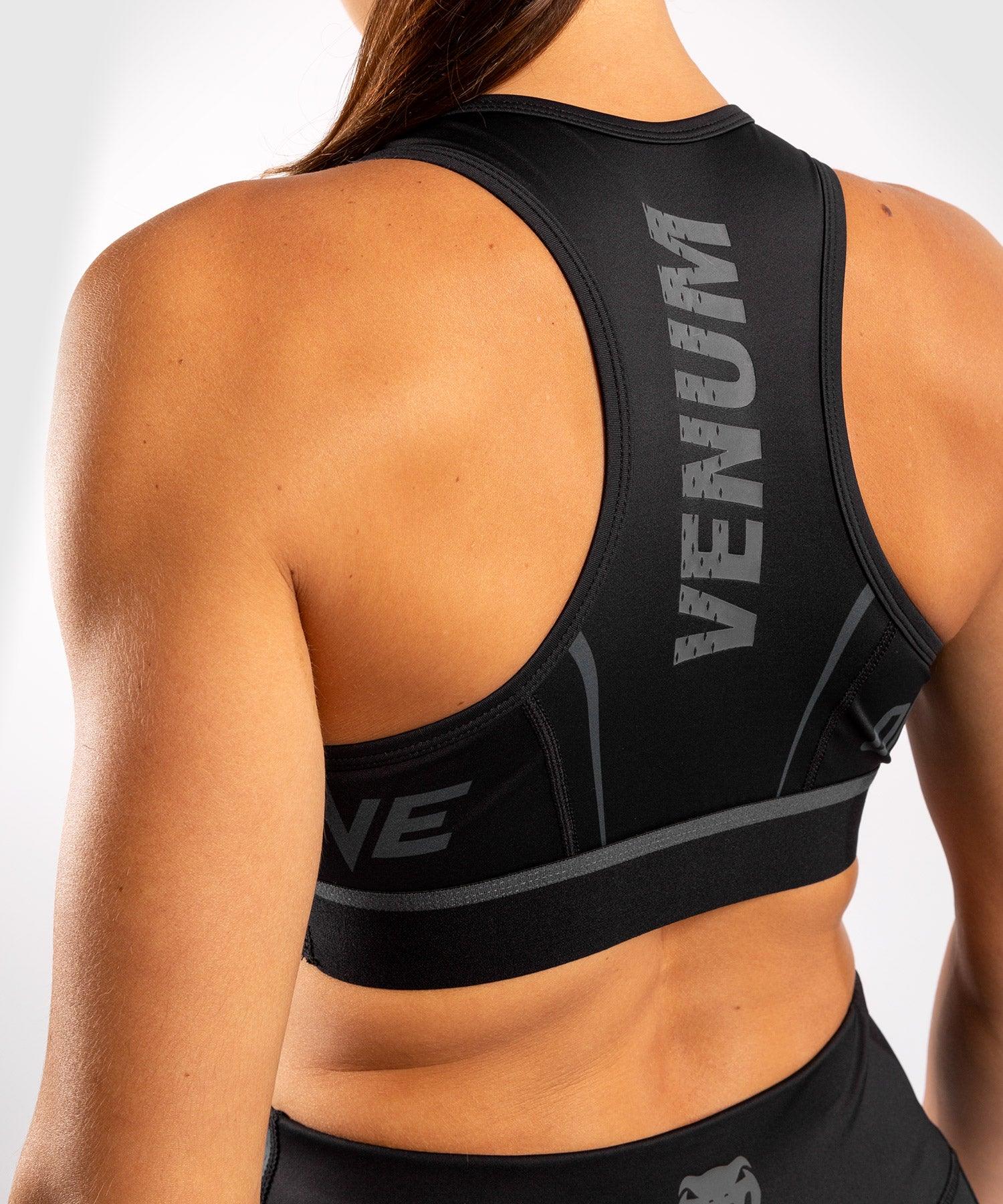 Venum ONE FC Impact Sport Bra - Black/Black Picture 6