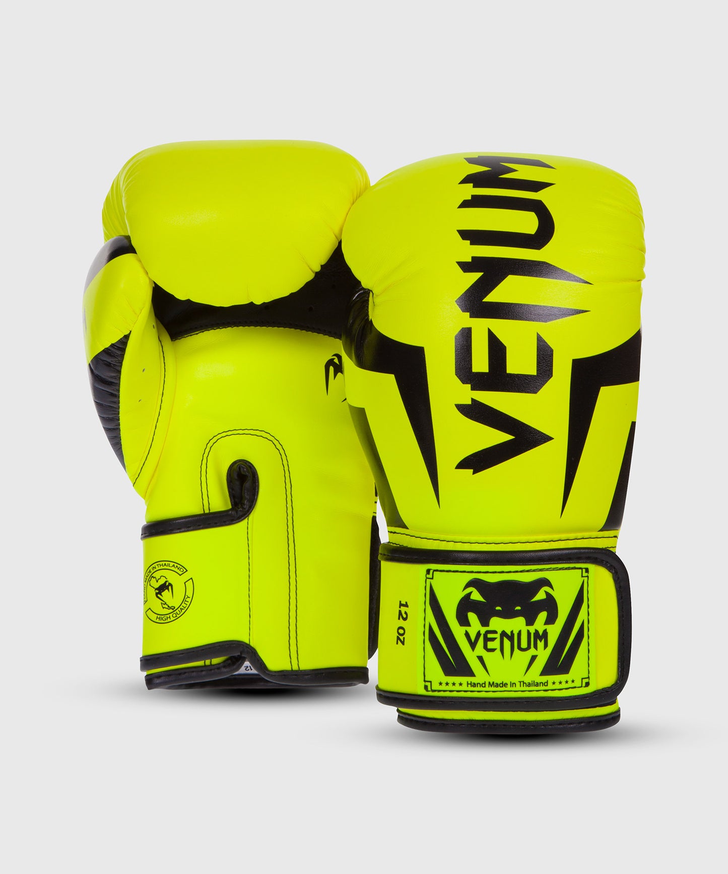 Venum Elite Boxing Gloves - Neo Yellow