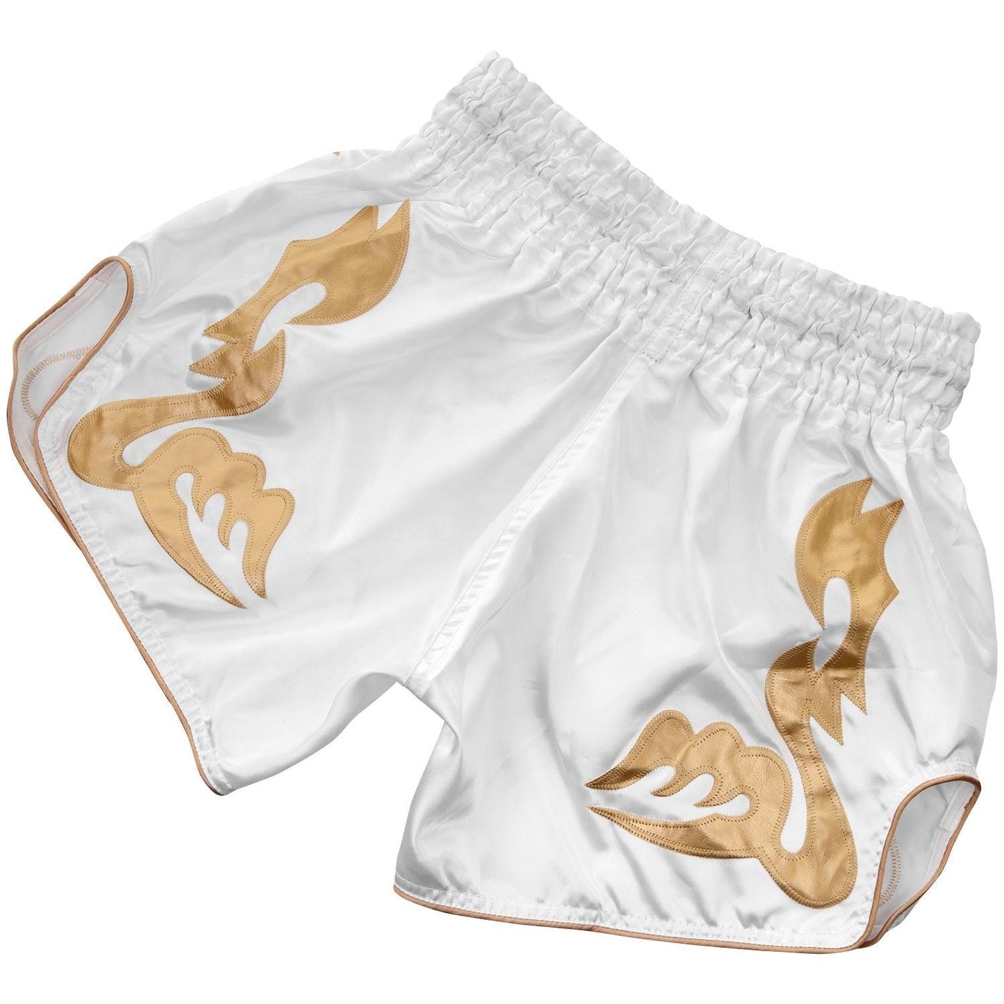 Venum Bangkok Inferno Muay Thai Shorts - White/Gold Picture 2