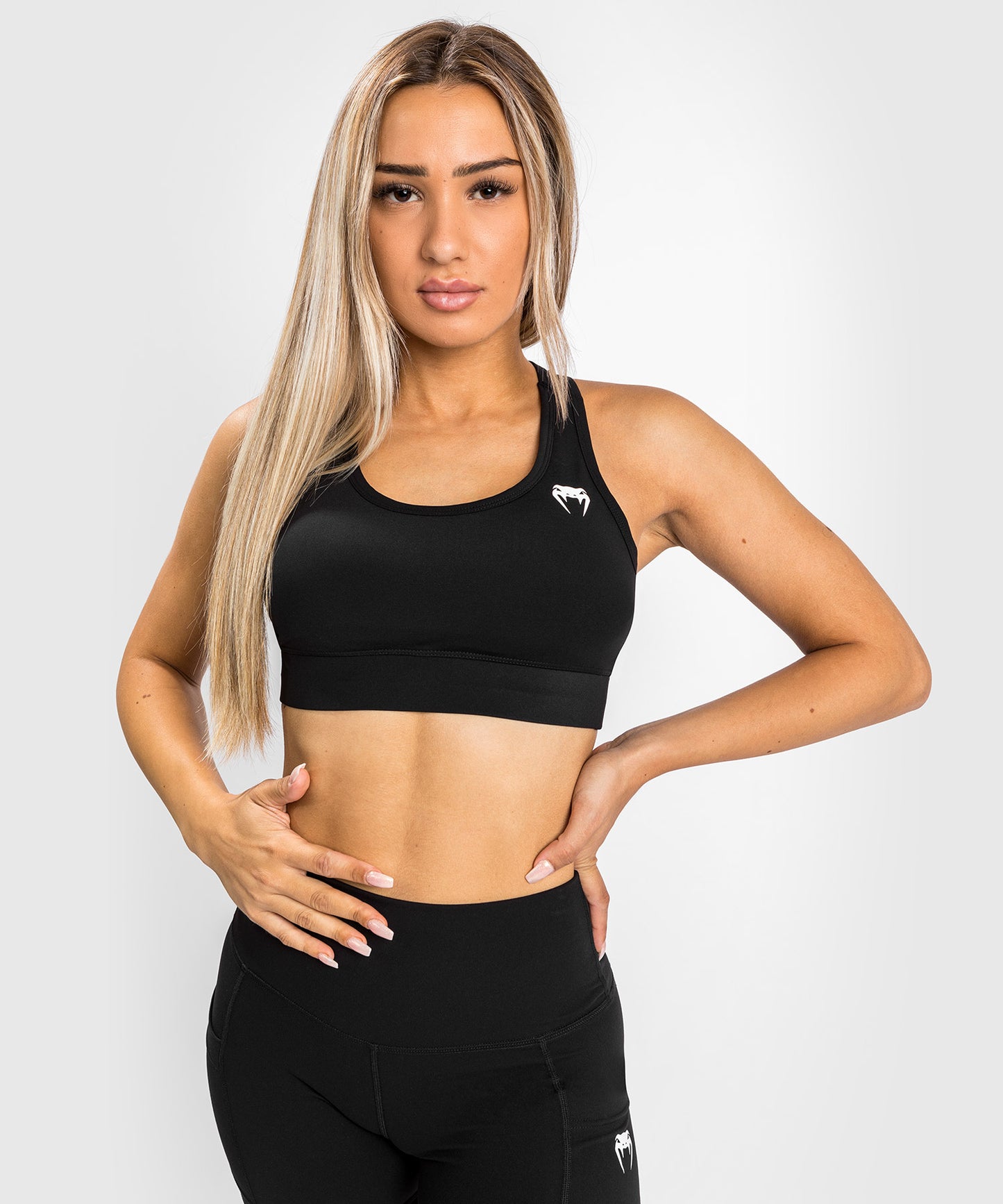 Venum Essential Medium Impact Sport Bras - Black - Venum