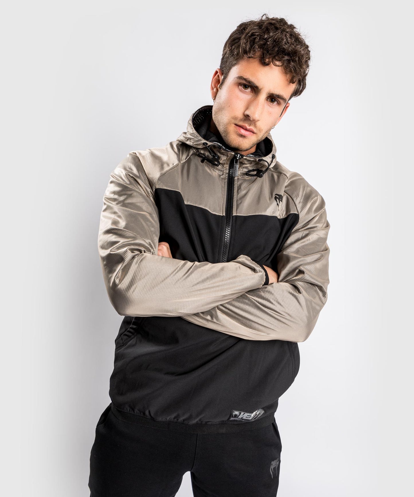 Venum Laser XT Hoodie – Black/Sand