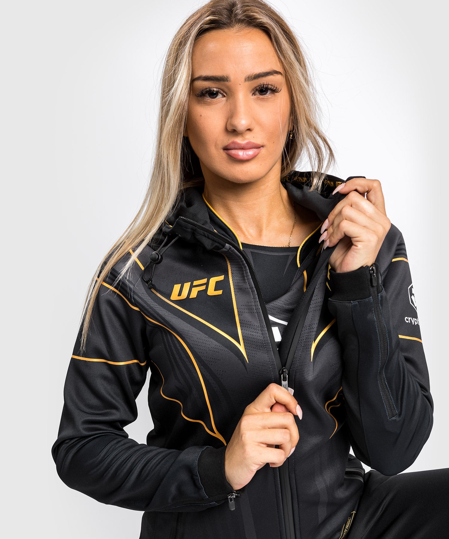 UFC Venum Authentic Fight Night 2.0 Women s Walkout Hoodie Champion