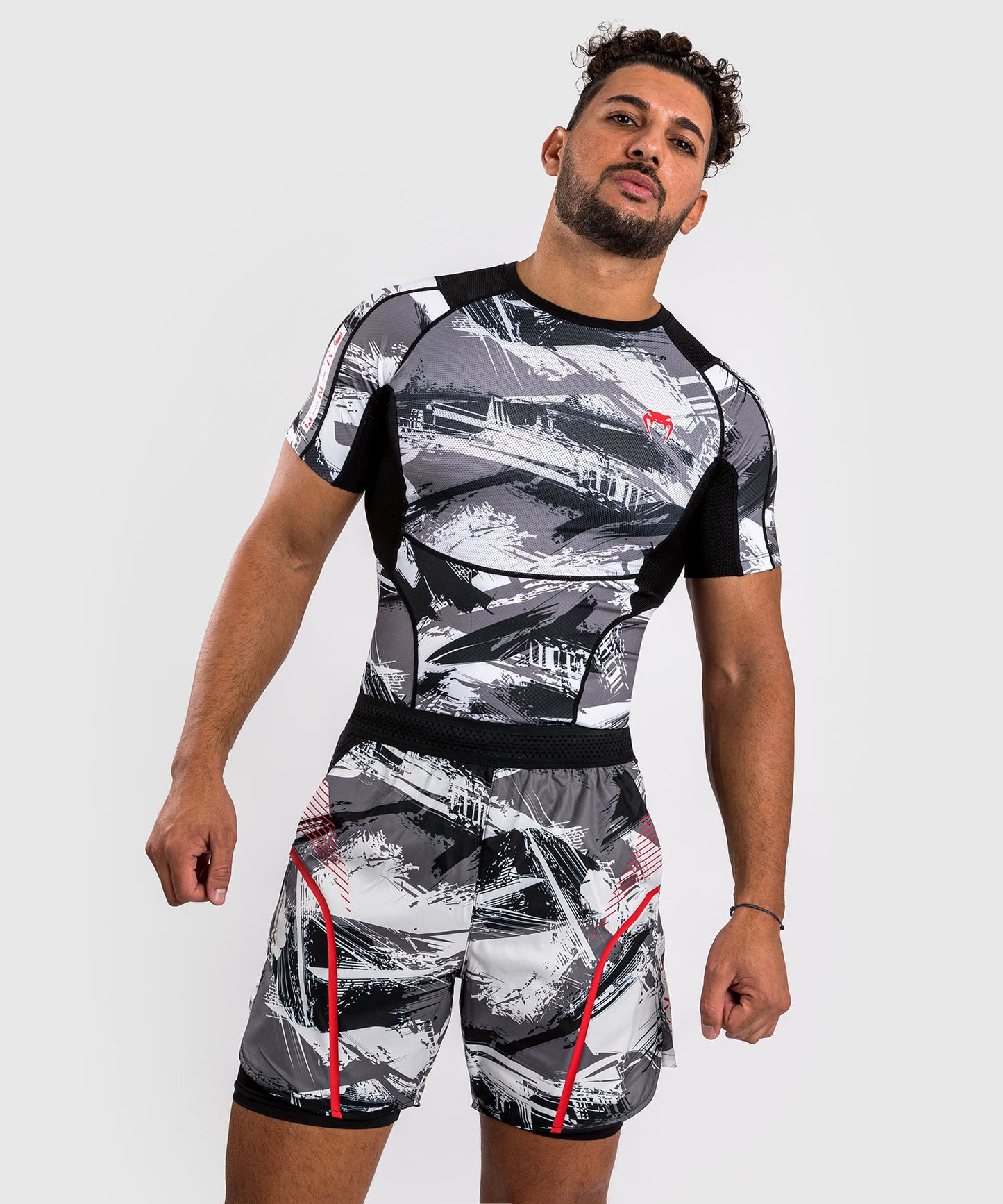 Venum Electron 3.0 Training shorts - Grey/red
