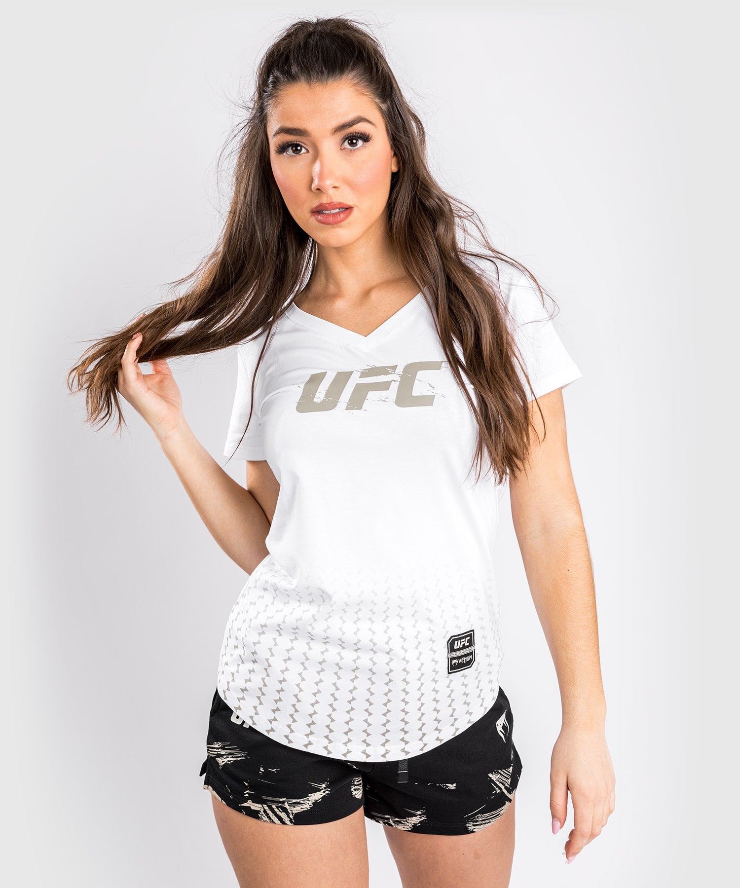 Venum UFC Authentic Fight Week 2.0 T-Shirt For Women Gris